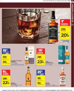 Carrefour Market - Prévisualisation de Carrefour Market Le mois vip 70% d'économies valide à partir de 24.02.2026 | Page: 11 | Produits: Whisky, Four, Alcools, Bourbon