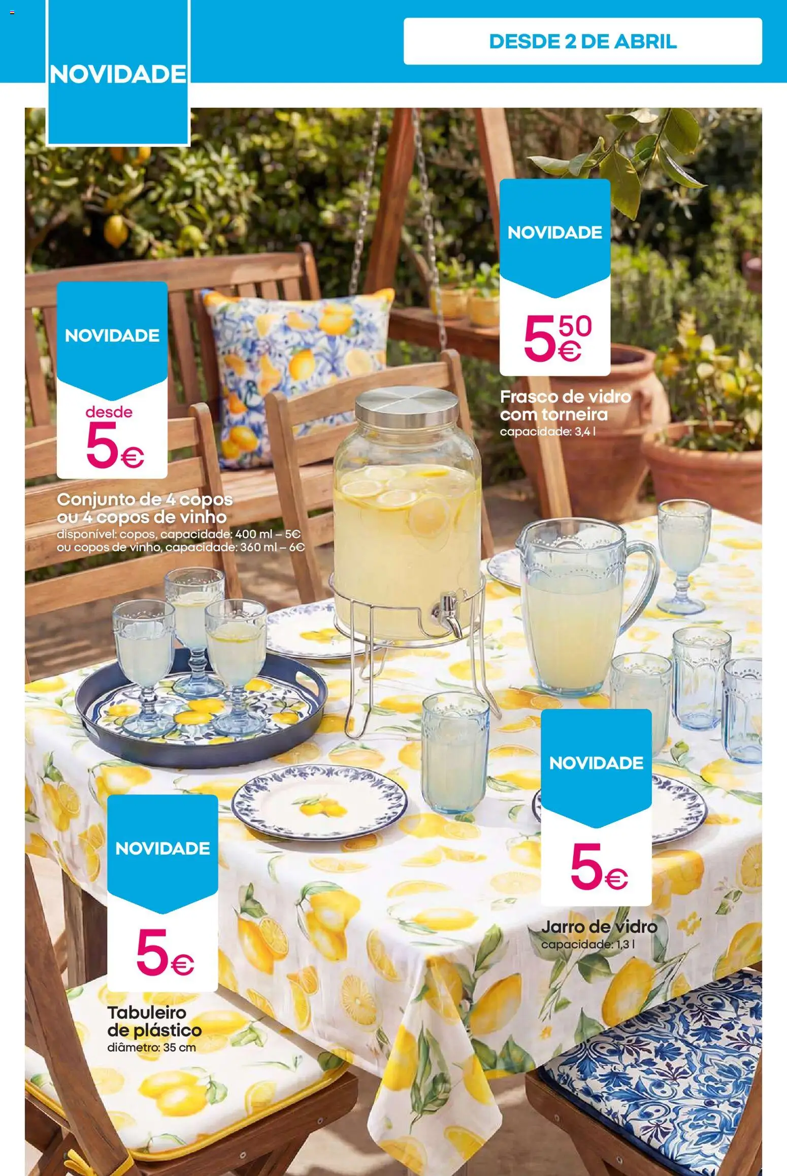 Pepco folheto │ válido de 09.04.2026 | Página: 6 | Produtos: Copos, Torneira, Vinho