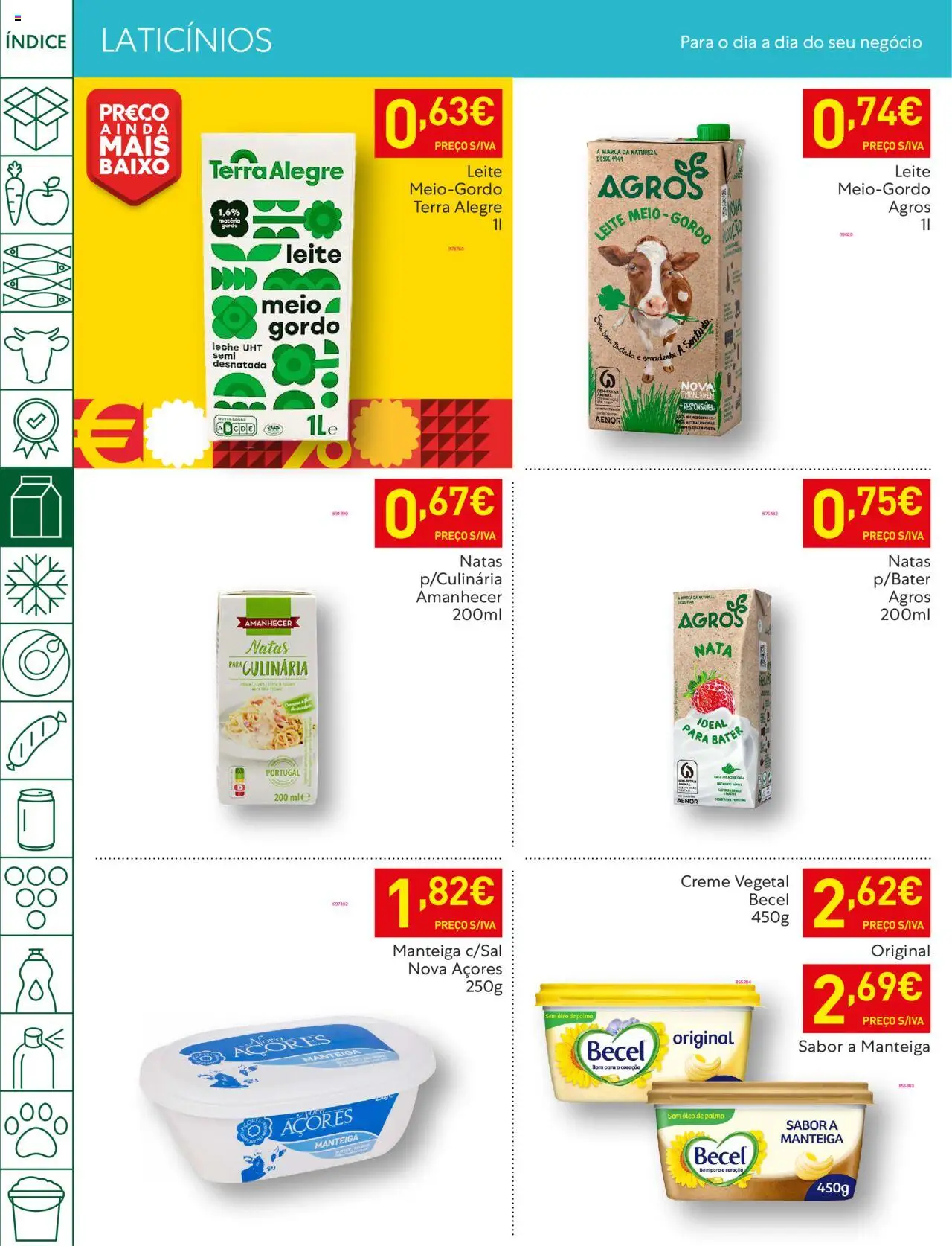 Recheio folheto │ válido de 19.08.2025 | Página: 18 | Produtos: Óleo, Nata, Creme, Natas