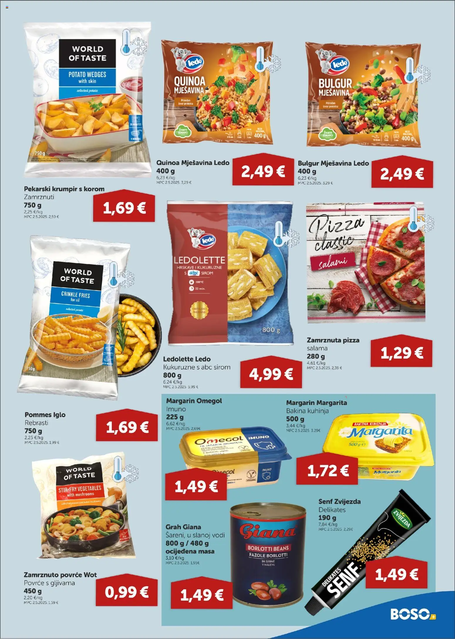 Boso katalog | vrijedi od 30.10.2025 | Stranica: 7 | Proizvodi: Pizza, Ledo, Senf, Kuhinja