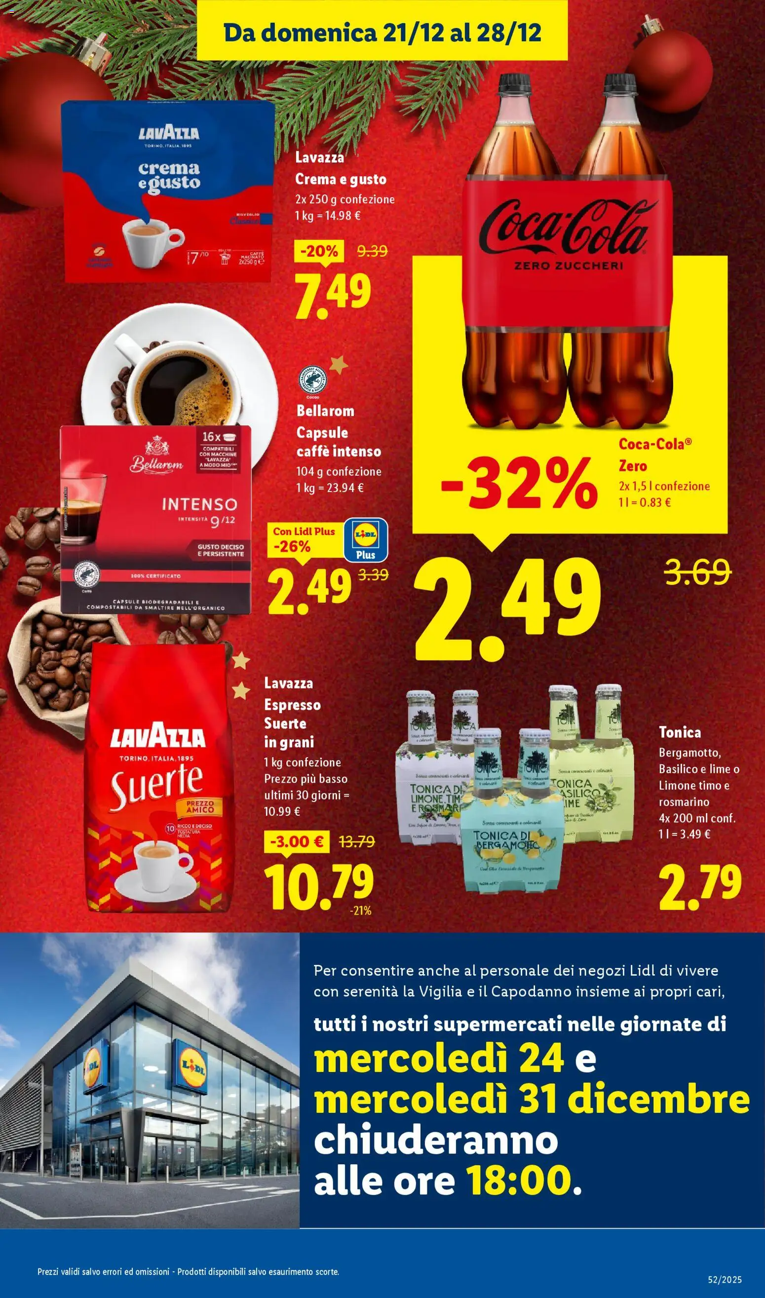 Volantino Lidl del 21.12.2025 | Pagina: 17 | Prodotti: Rosmarino, Caffè, Limone, Lavazza