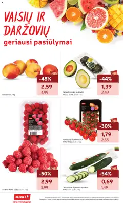 Rimi - Leidinys│galioja nuo 29.07.2025 | Puslapis: 12 | Prekių: Agurkas, Avokadai, Pomidorai