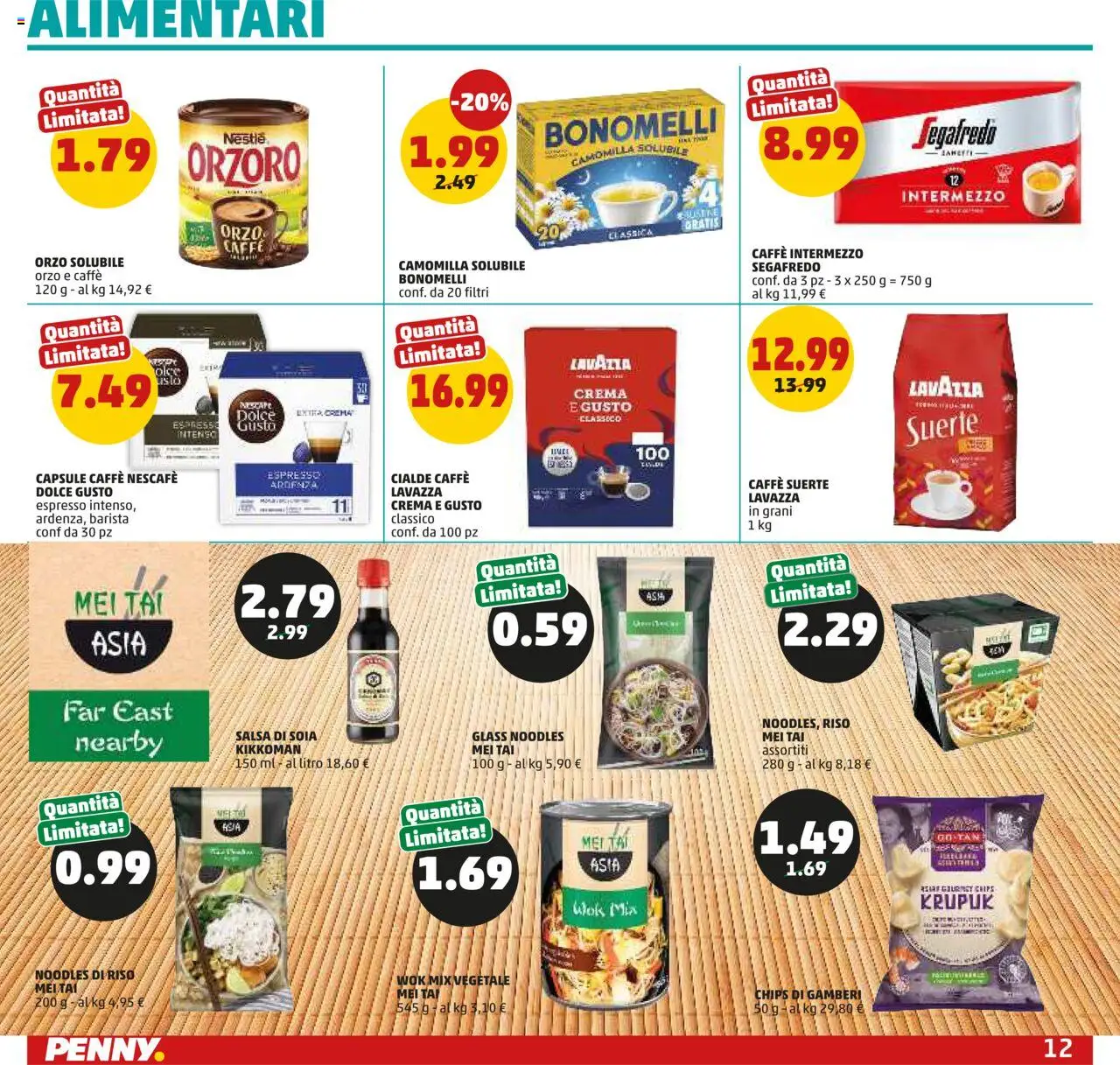 Volantino PENNY del 11.09.2025 | Pagina: 12 | Prodotti: Crema, Caffè, Riso, Lavazza