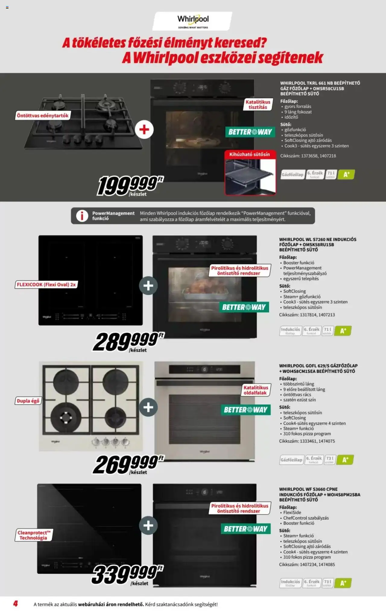 Media Markt akciós ujság - amely érvényes a következő dátumtól: 06.08.2025 | Oldal: 4 | Termékek: Sütő, Főzőlap, Indukciós főzőlap, Pizza