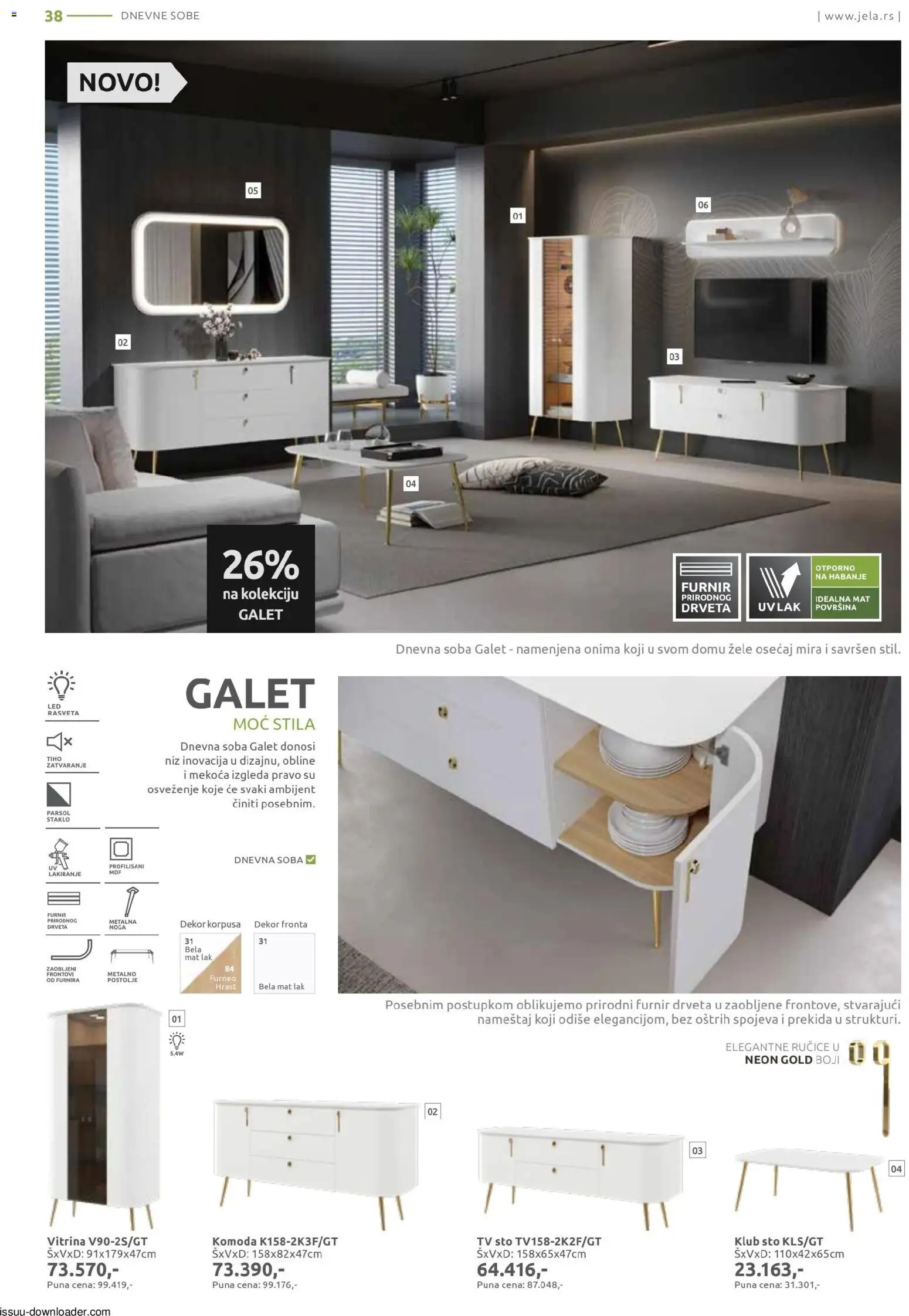 Jela katalog - važi od 09.02.2026 | Strana: 38 | Proizvode: Komoda, Sto
