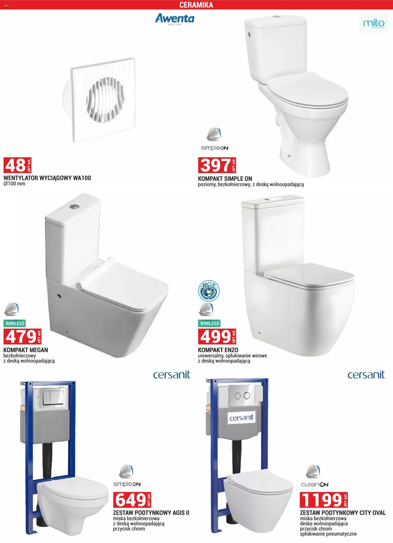 Merkury Market Gazetka od 01.12.2025 | Strona: 54 | Produkty: Wentylator