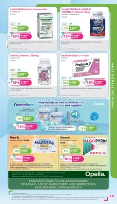 Kulcs Patika Akciós újság - amely érvényes a következő dátumtól: 01.01.2026 | Oldal: 15