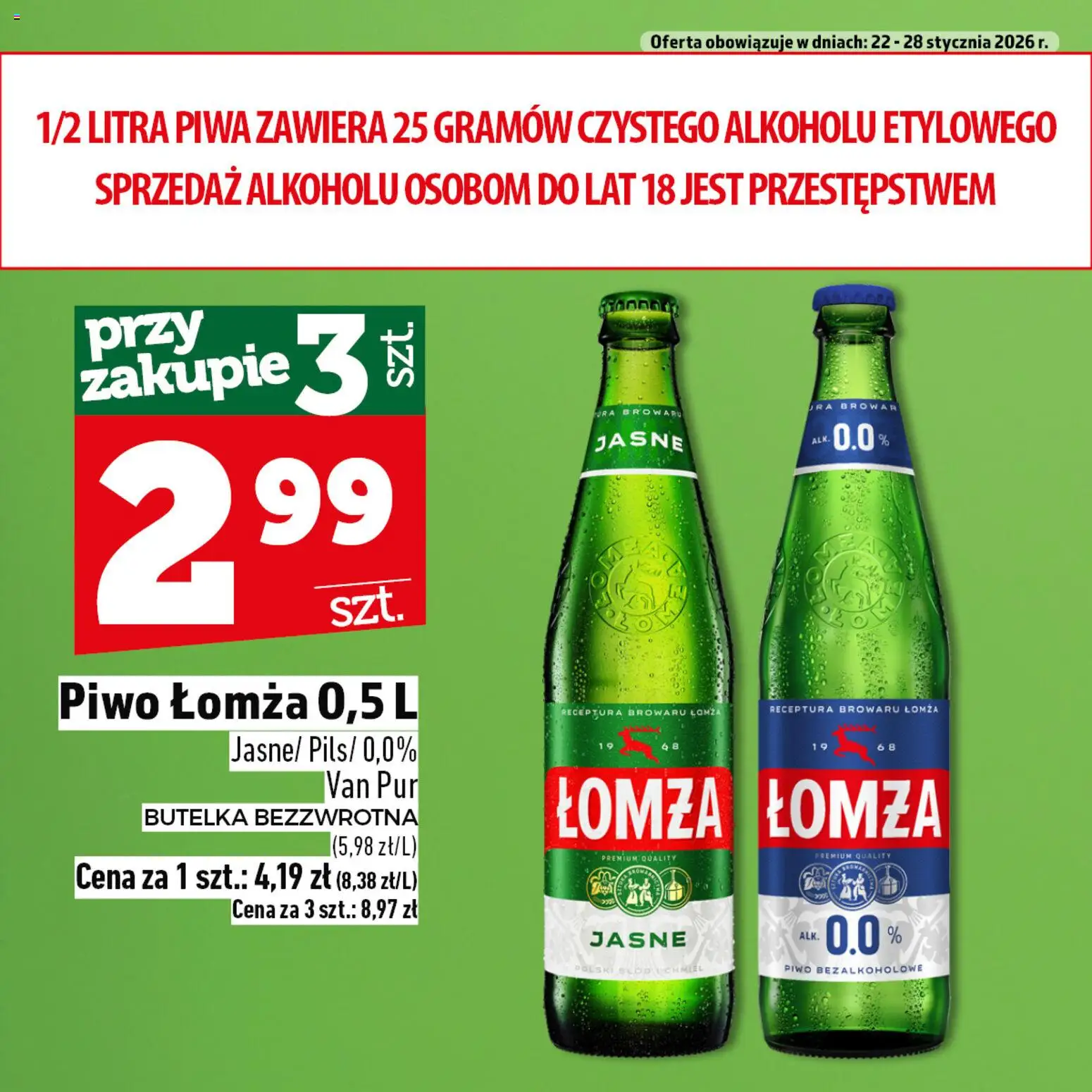 Topaz Gazetka - Chmielove od 22.01.2026 | Strona: 4 | Produkty: Piwo
