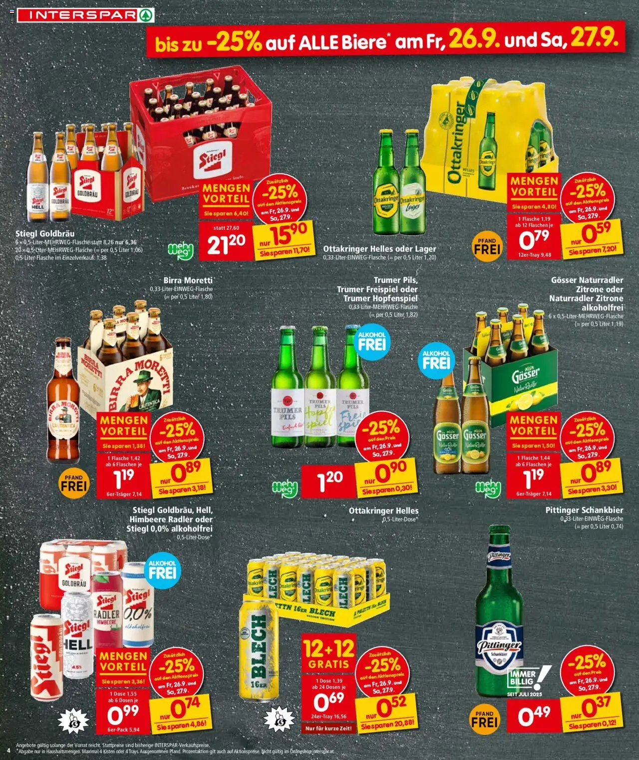 Interspar Flugblatt - Tirol gültig ab 25.09.2025 | Seite: 6 | Produkte: Zitrone, Himbeere, Spiel