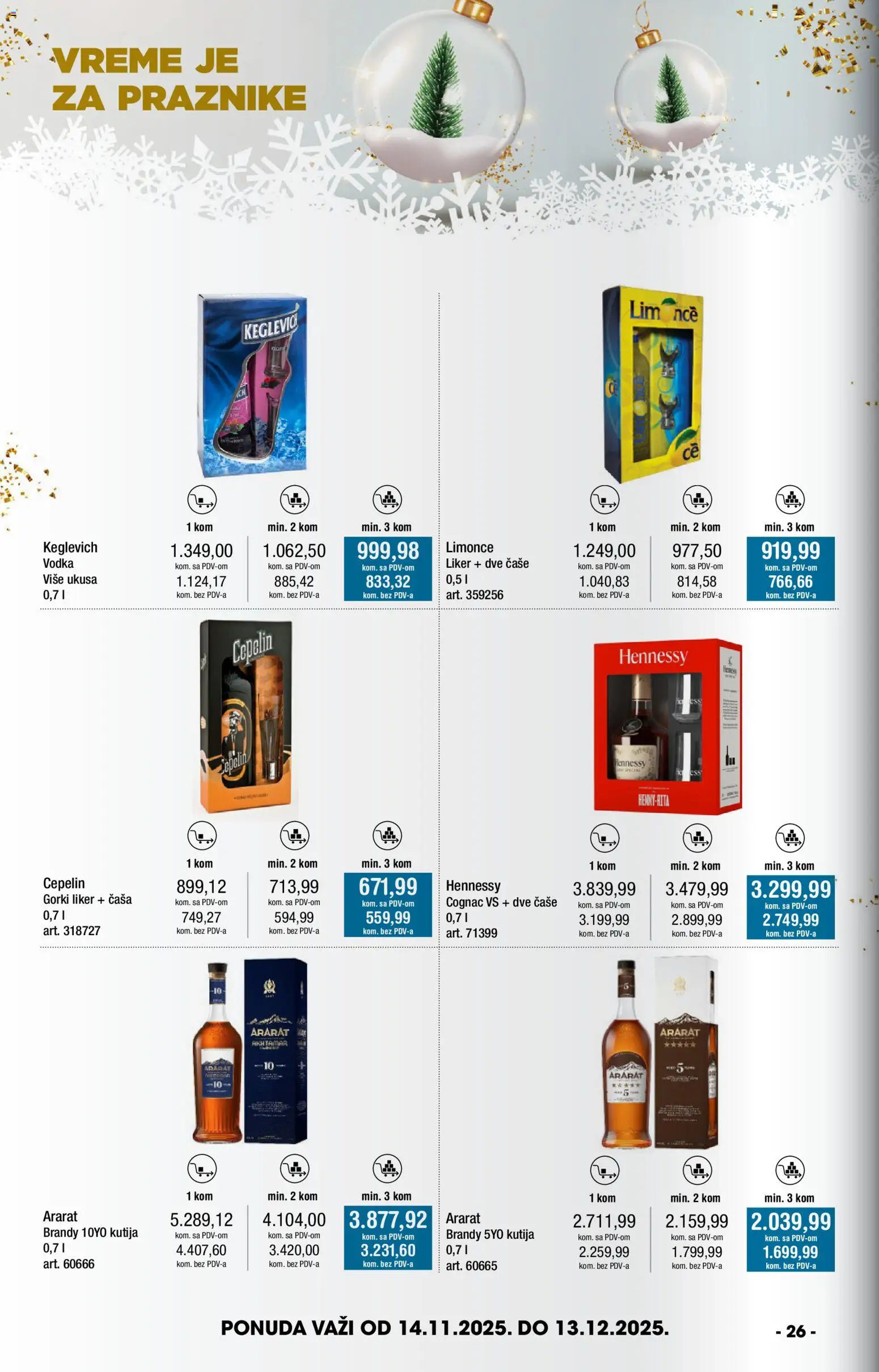 Metro katalog - važi od 14.11.2025 | Strana: 26 | Proizvode: Liker, Kutija, Vodka