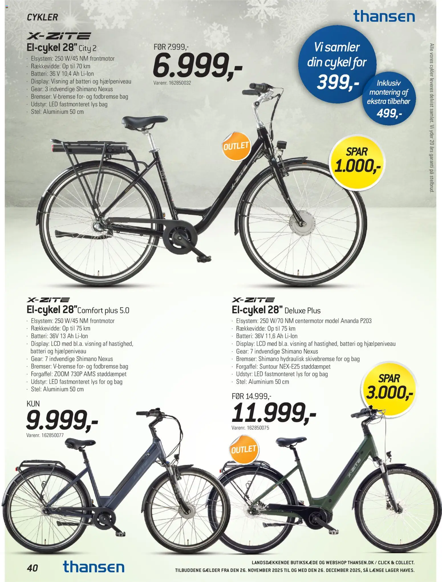 Thansen tilbudsavis – gyldig fra 26.11.2025 | Side: 40 | Produkter: Batteri