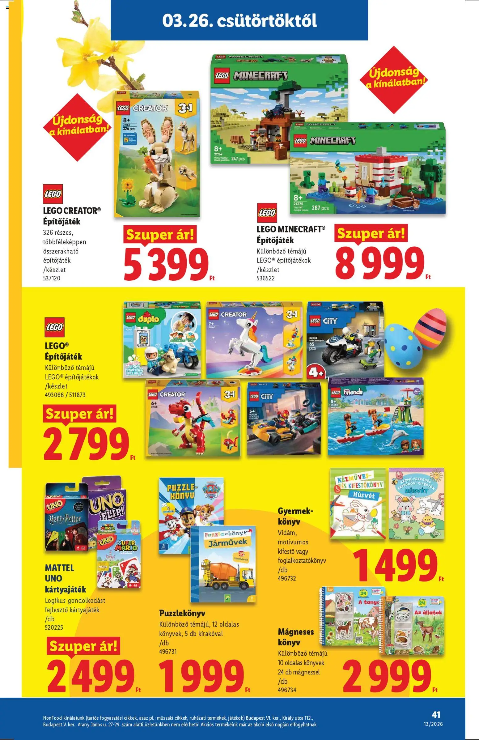 Lidl akciós ujság - amely érvényes a következő dátumtól: 26.03.2026 | Oldal: 41