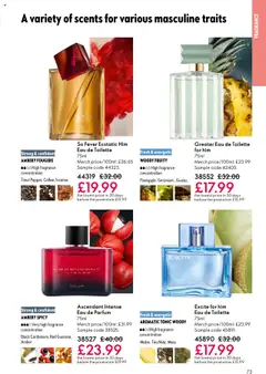 Preview of Oriflame - Offers valid from 22.10.2025 | Page: 73 | Products: Fragrance, Eau de toilette, Tea