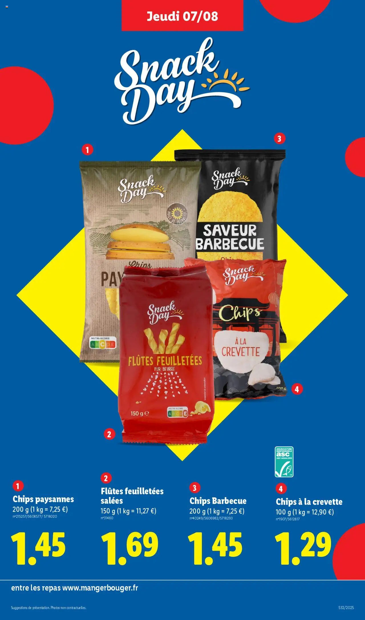  | Page: 11 | Produits: Barbecue, Crevette, Beurre, Chips