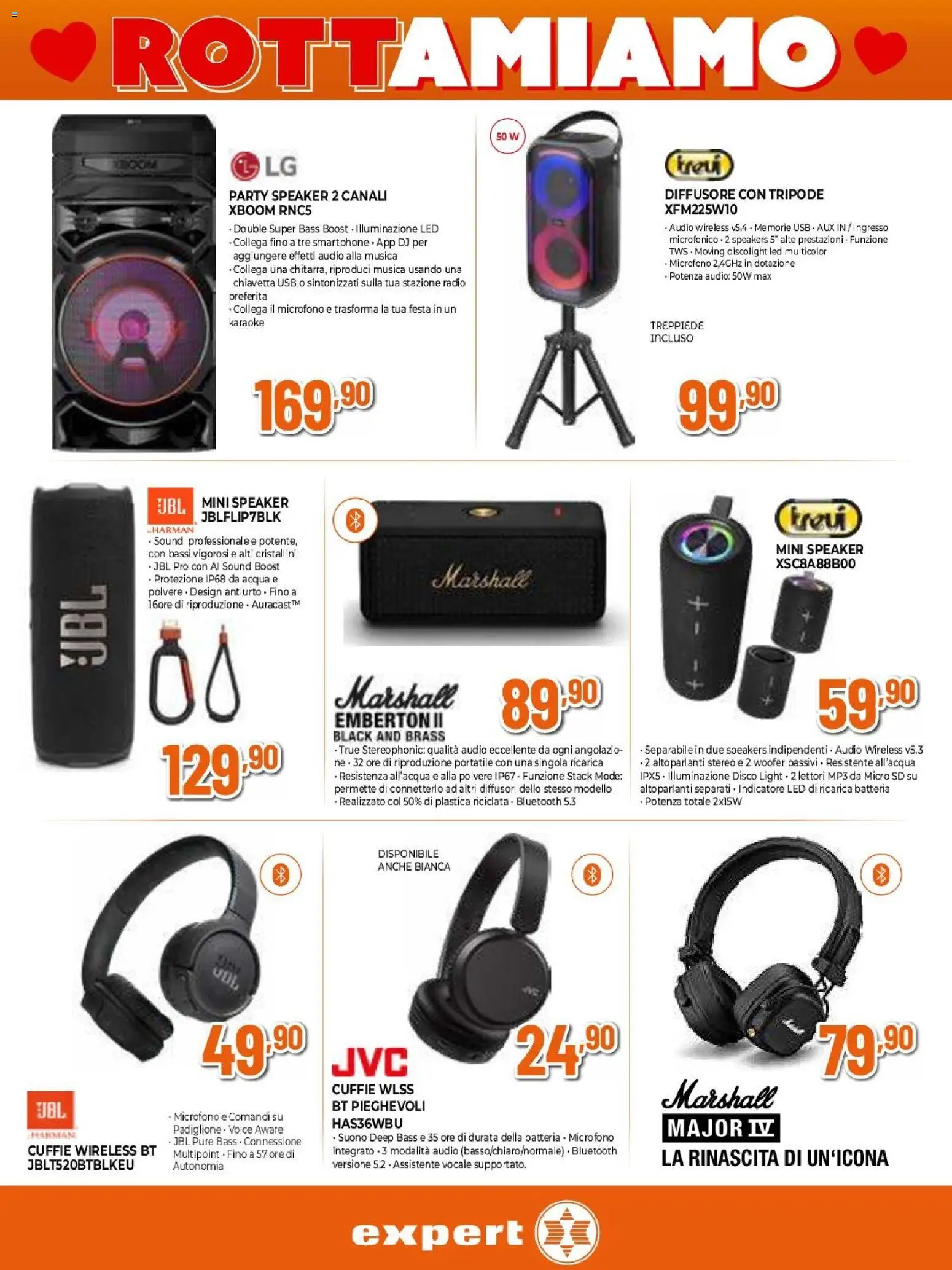 Volantino Expert del 12.02.2026 | Pagina: 15 | Prodotti: MP3, Disco, Microfono, USB