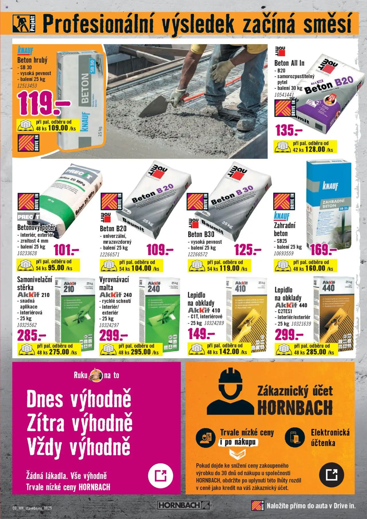 HORNBACH leták - Stavebniny od 20.08.2025 | Strana: 3