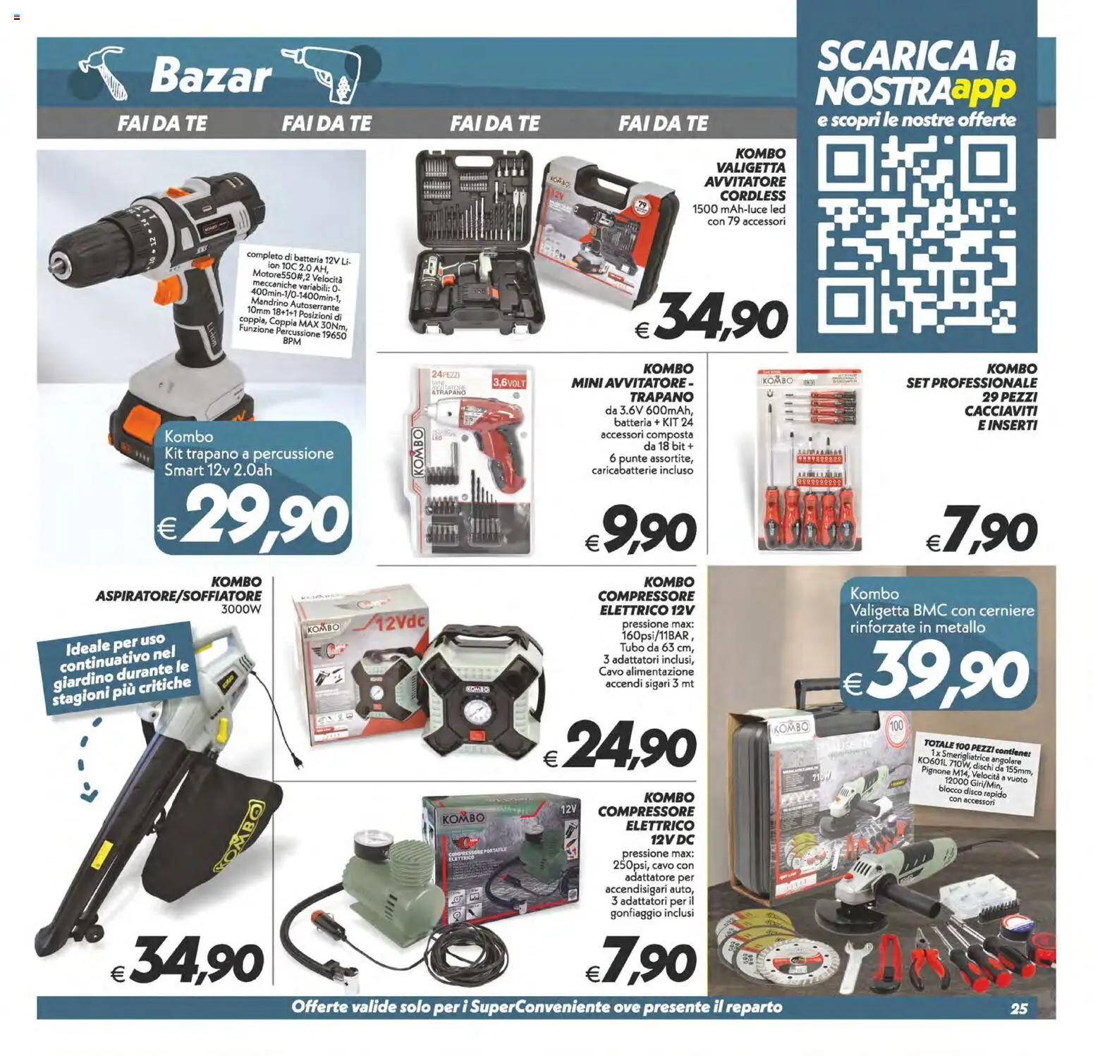 Volantino SuperConveniente del 23.01.2026 | Pagina: 25 | Prodotti: Tè, Compressore, Cavo, Adattatore