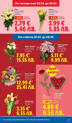 Преглед на Лалета, Различни цветове, височина: ≈ 35 cm, 7 бр./букет - Офертите са валидни от 02.03.2026 | Страница: 17