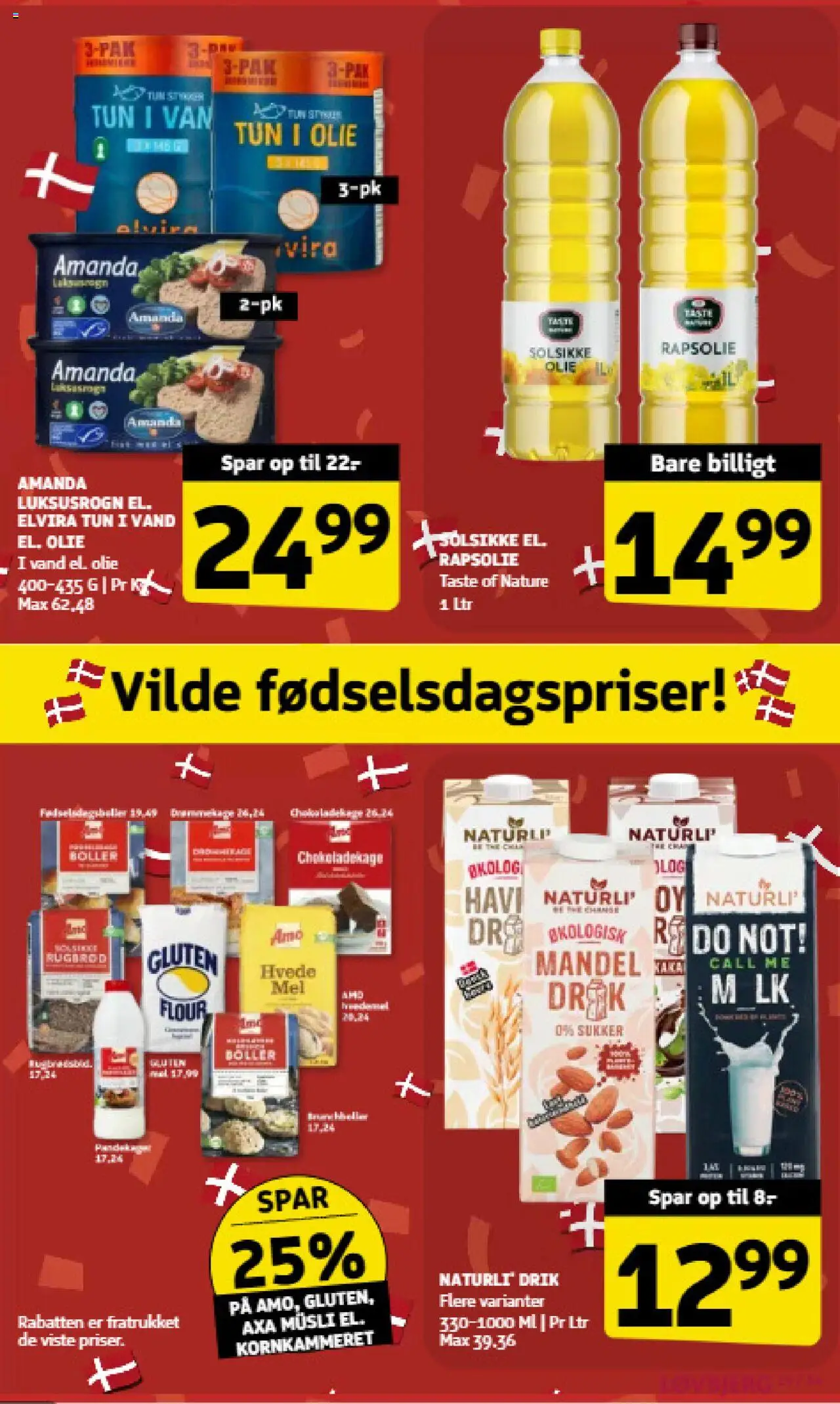 Løvbjerg tilbudsavis – gyldig fra 12.09.2025 | Side: 19 | Produkter: Chokoladekage, Tun, Müsli, Rugbrød