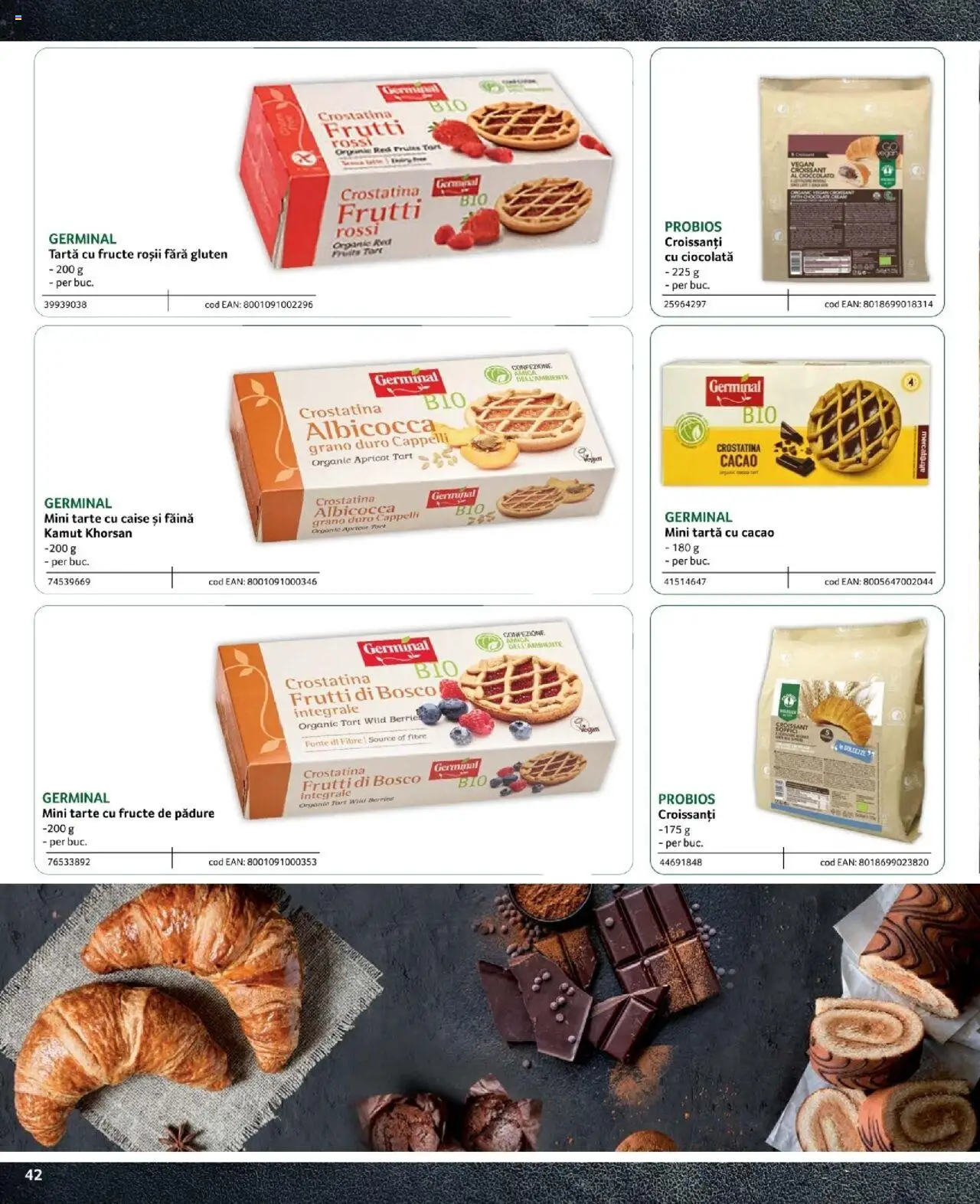 Noul catalog Selgros – valabil de la 09.02.2024 | Pagină: 42 | Produse: Tort, Făină, Roșii, Cacao