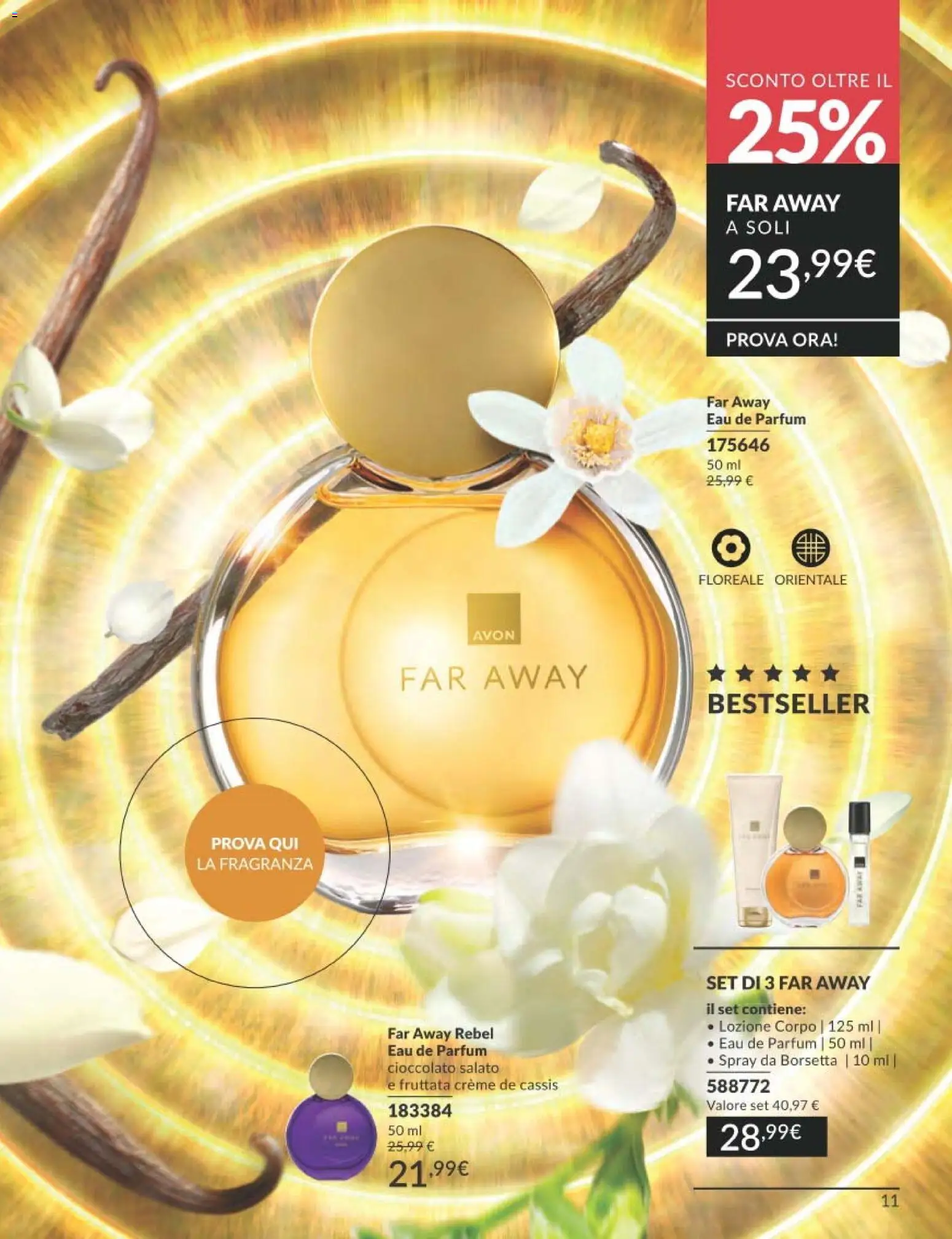 Volantino Avon del 01.03.2026 | Pagina: 11 | Prodotti: Cioccolato, Borsetta, Fragranza