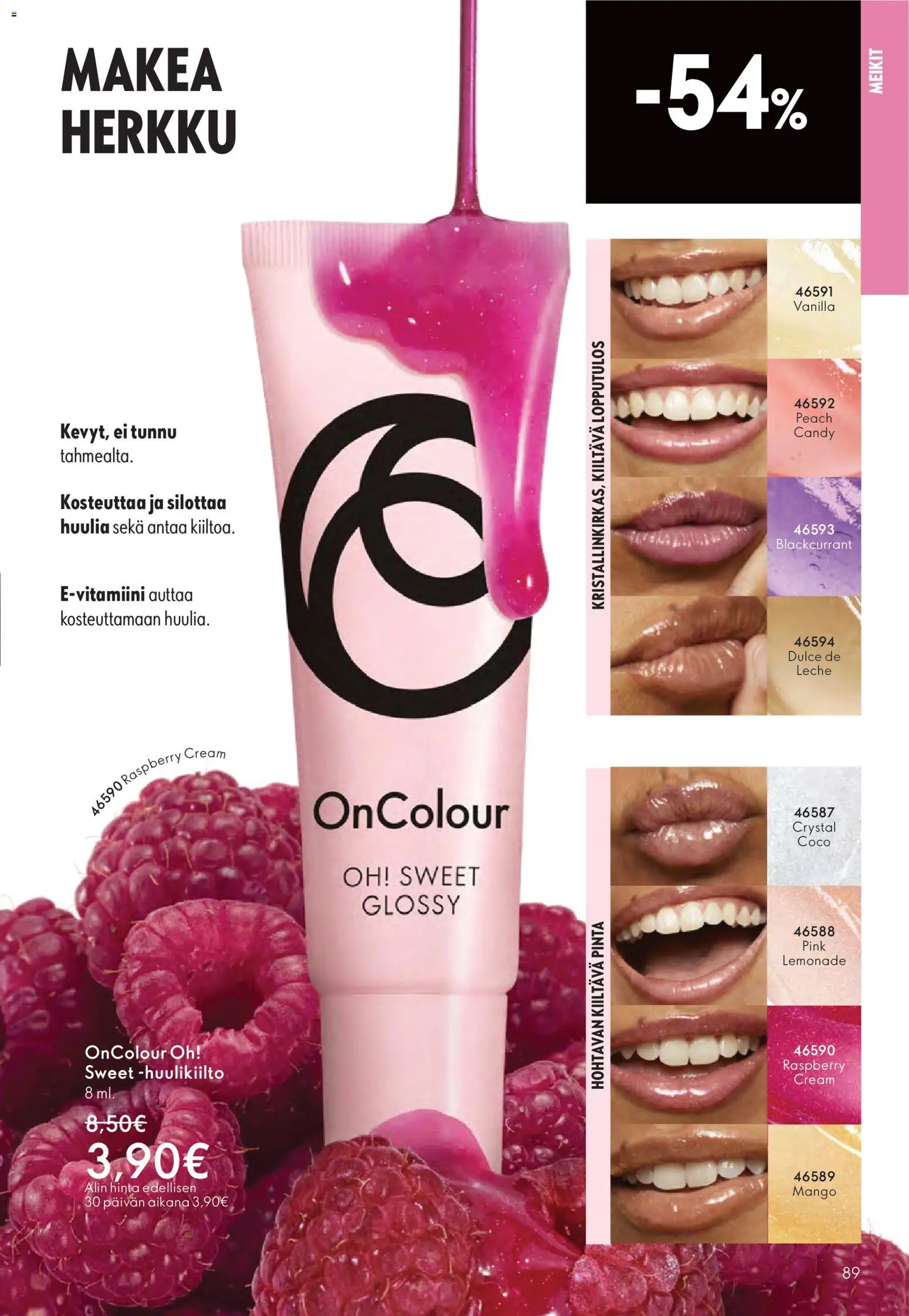 Oriflame - Black Friday – voimassa 19.11.2025 alkaen | Sivu: 89 | Tuotteet: Mango, Huulikiilto