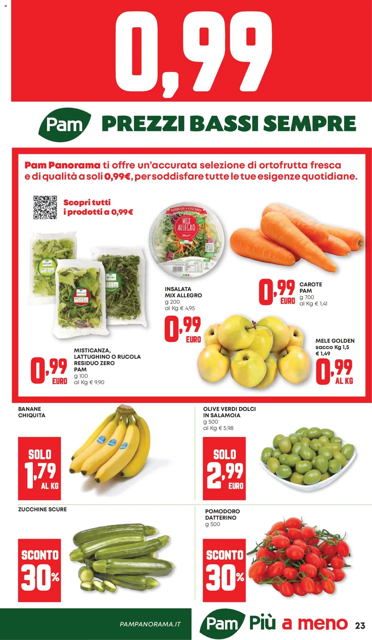 Volantino Panorama del 26.02.2026 | Pagina: 23 | Prodotti: Mele, Rucola, Pomodoro, Olive