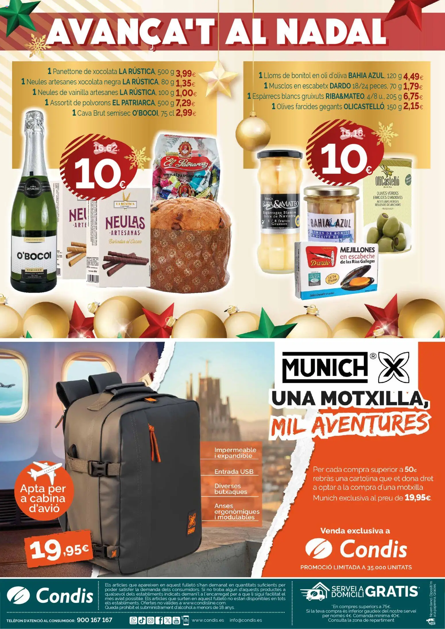 Condis folleto life │ válido desde el 03.12.2025 | Página: 24 | Productos: Aceite, Νερό καρύδας, USB, Φρυγανιές σικάλεως