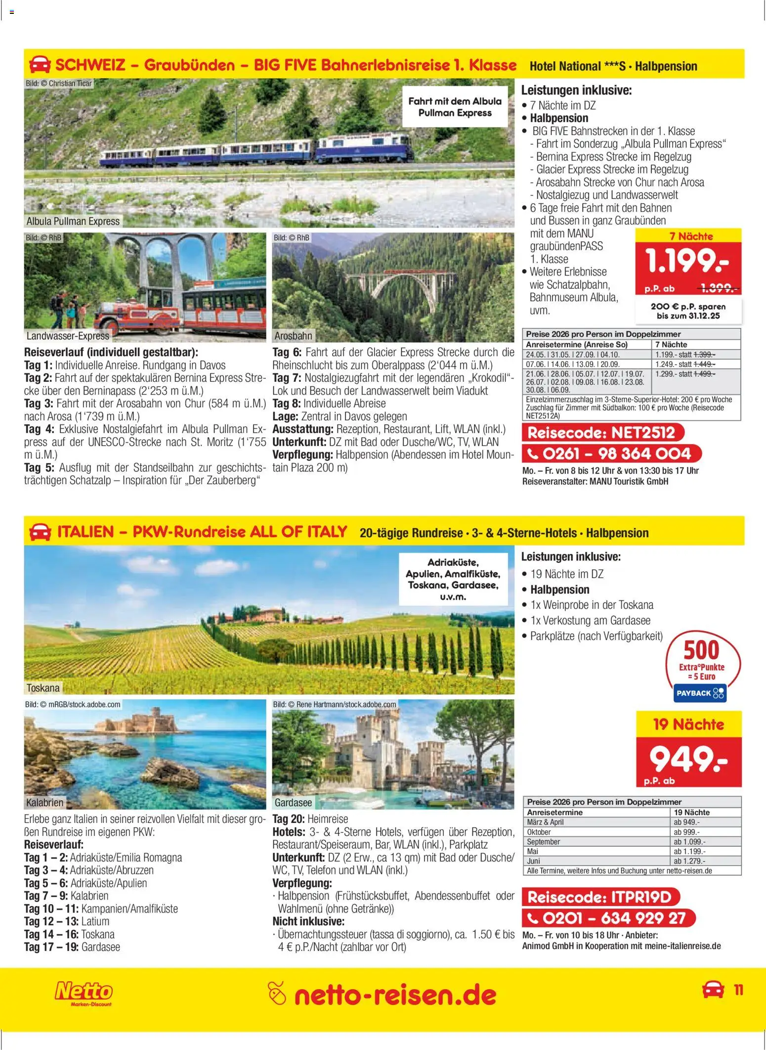 Netto Reisen Prospekt 	 – gültig ab 27.11.2025 | Seite: 11 | Produkte: Bad, Telefon, Uhr