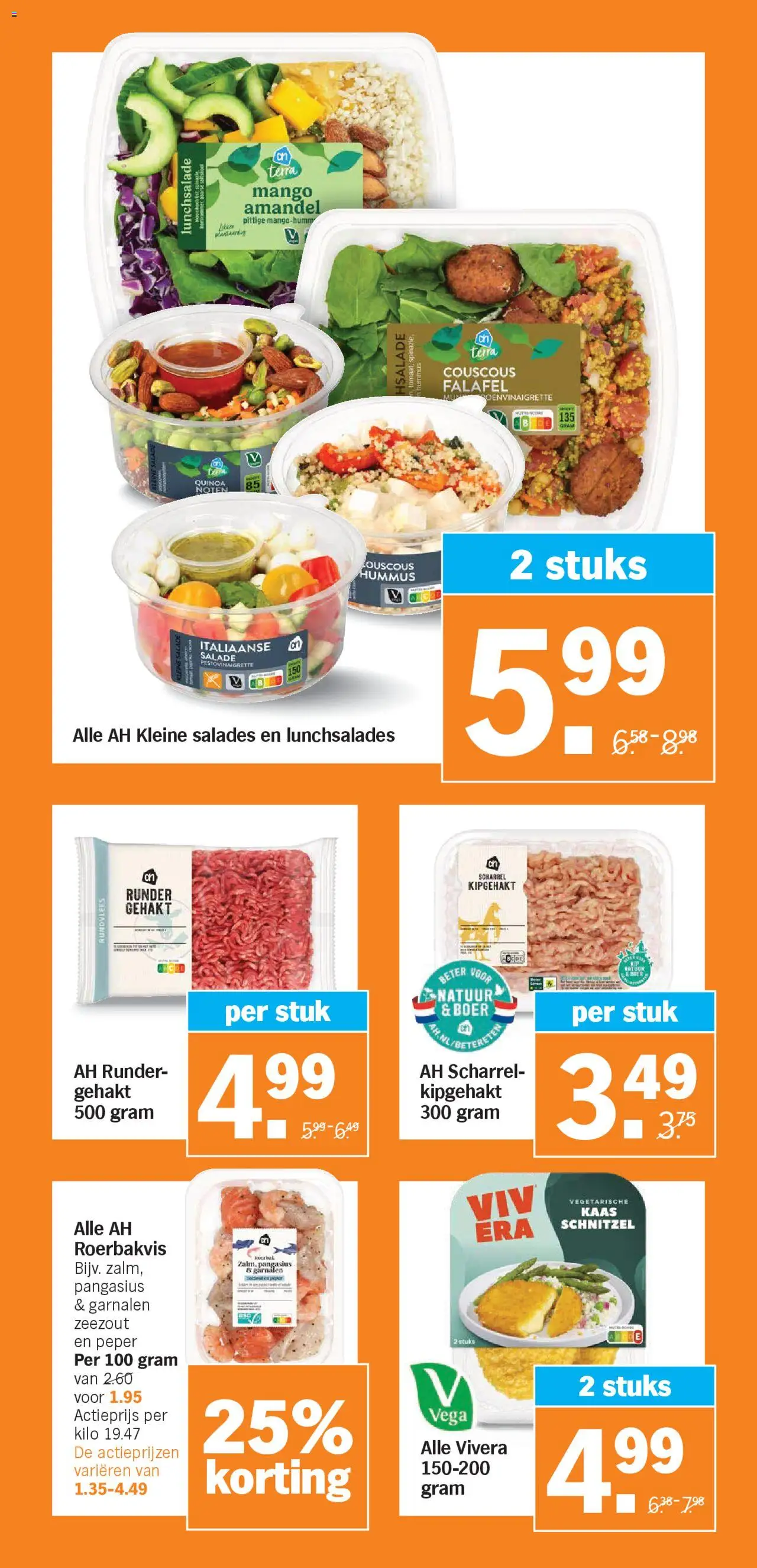 {H1} | Pagina: 27 | Producten: Gehakt, Salades, Peper, Mango