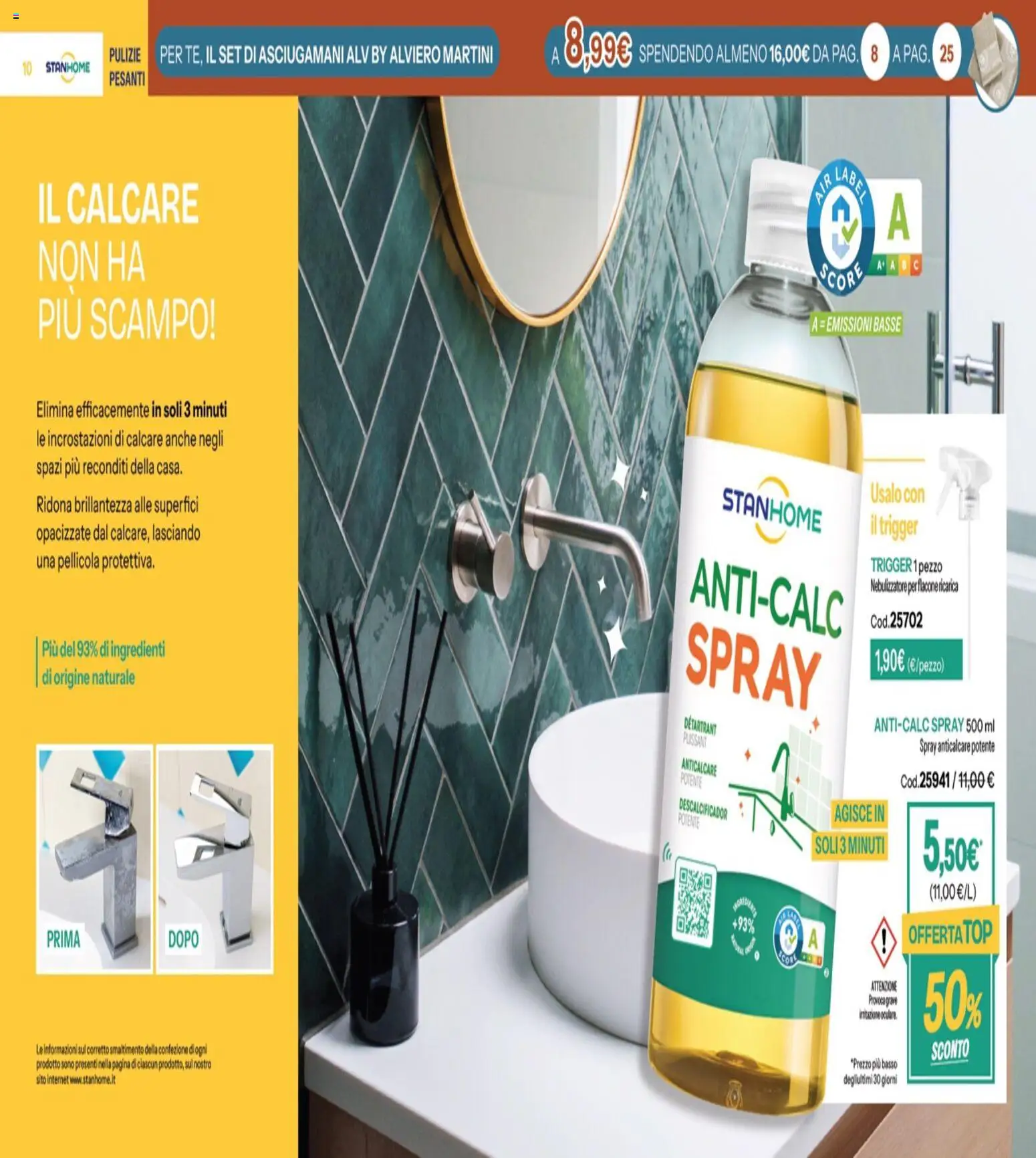 Volantino Stanhome del 21.10.2025 | Pagina: 6 | Prodotti: Anticalcare, Pellicola