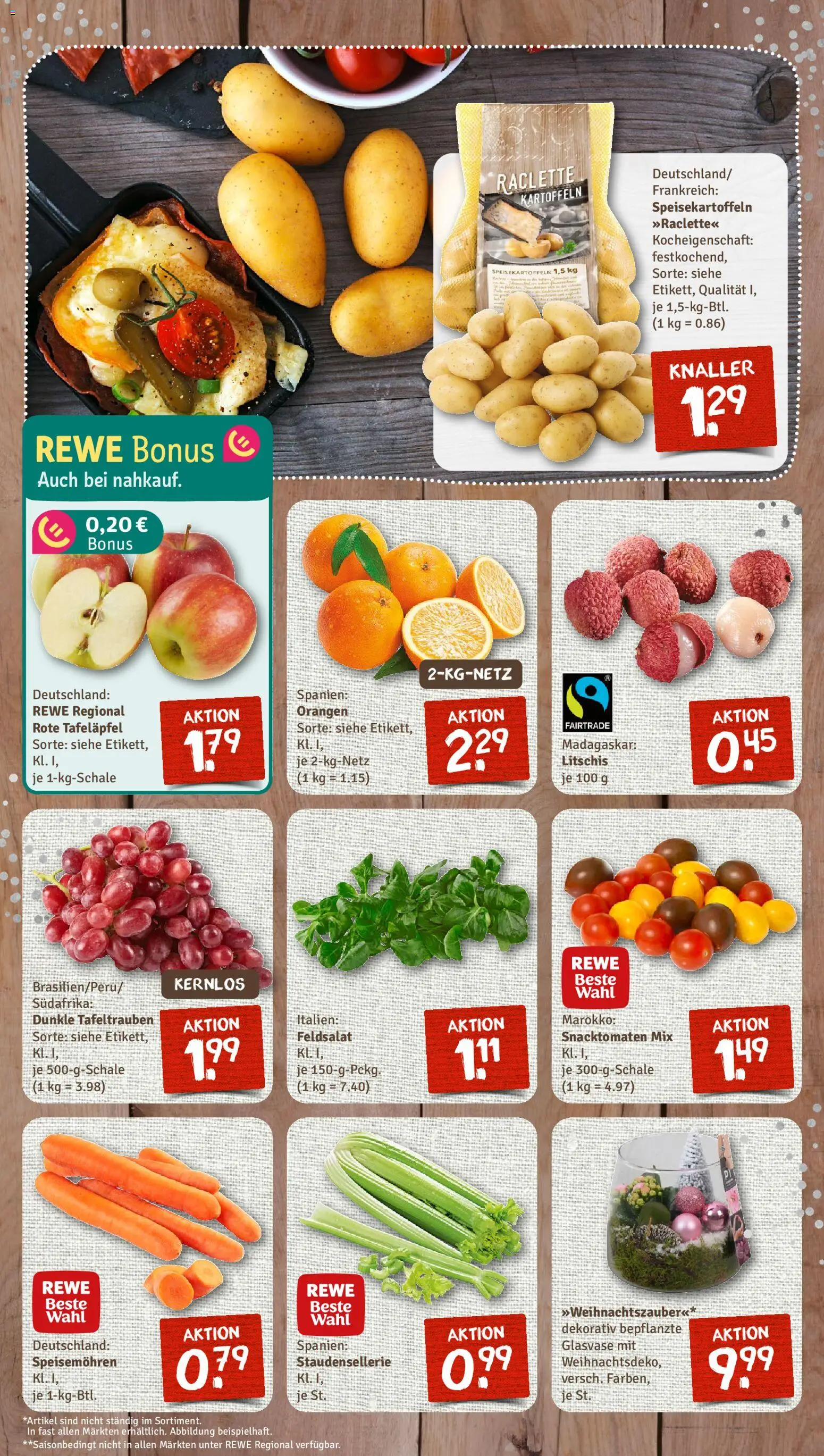 Nahkauf Prospekt – gültig ab 21.12.2025 | Seite: 4 | Produkte: Orangen, Kartoffeln, Raclette