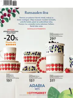 K-Market-mainoslehti voimassa 25.03.2026 alkaen | Sivu: 100 | Tuotteet: Muki, Mustikka, Mansikat, Lautanen