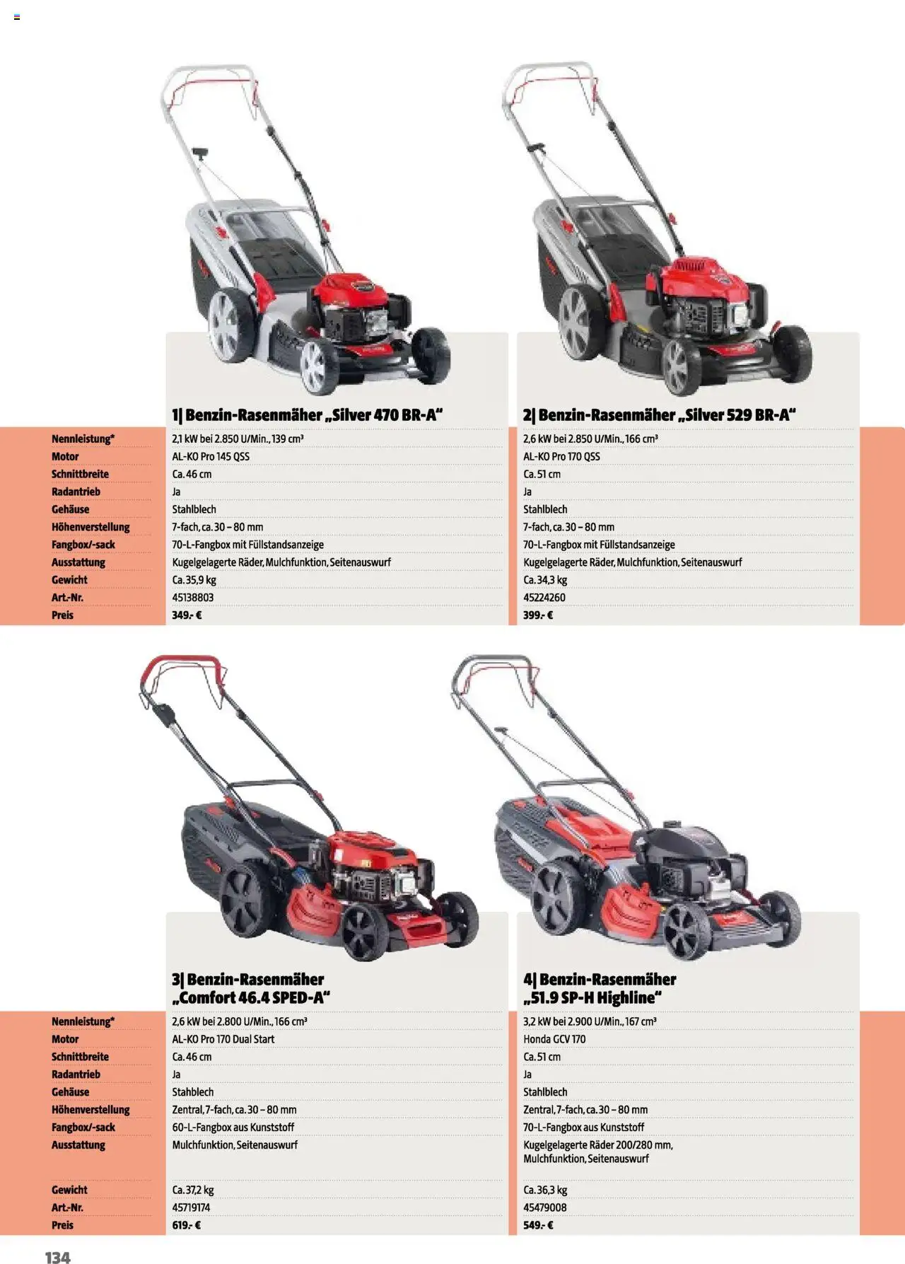 Hagebau Gartenkatalog 2025 gültig ab 05.03.2025 | Seite: 134 | Produkte: Gewicht