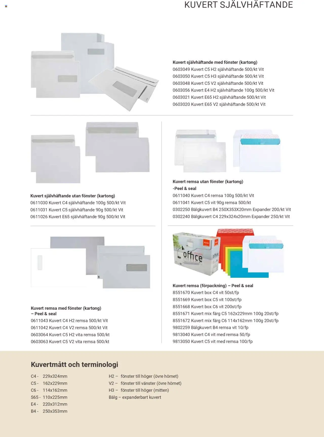 Office Depot reklamblad aktuell från 11.11.2024 | Sida: 5 | Produkter: Kartong, Kuvert
