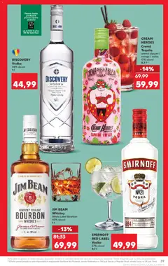Ofertele Kaufland valabile de la 28.01.2026 | Pagină: 39 | Produse: Cremă, Cafea, Bourbon, Vodka
