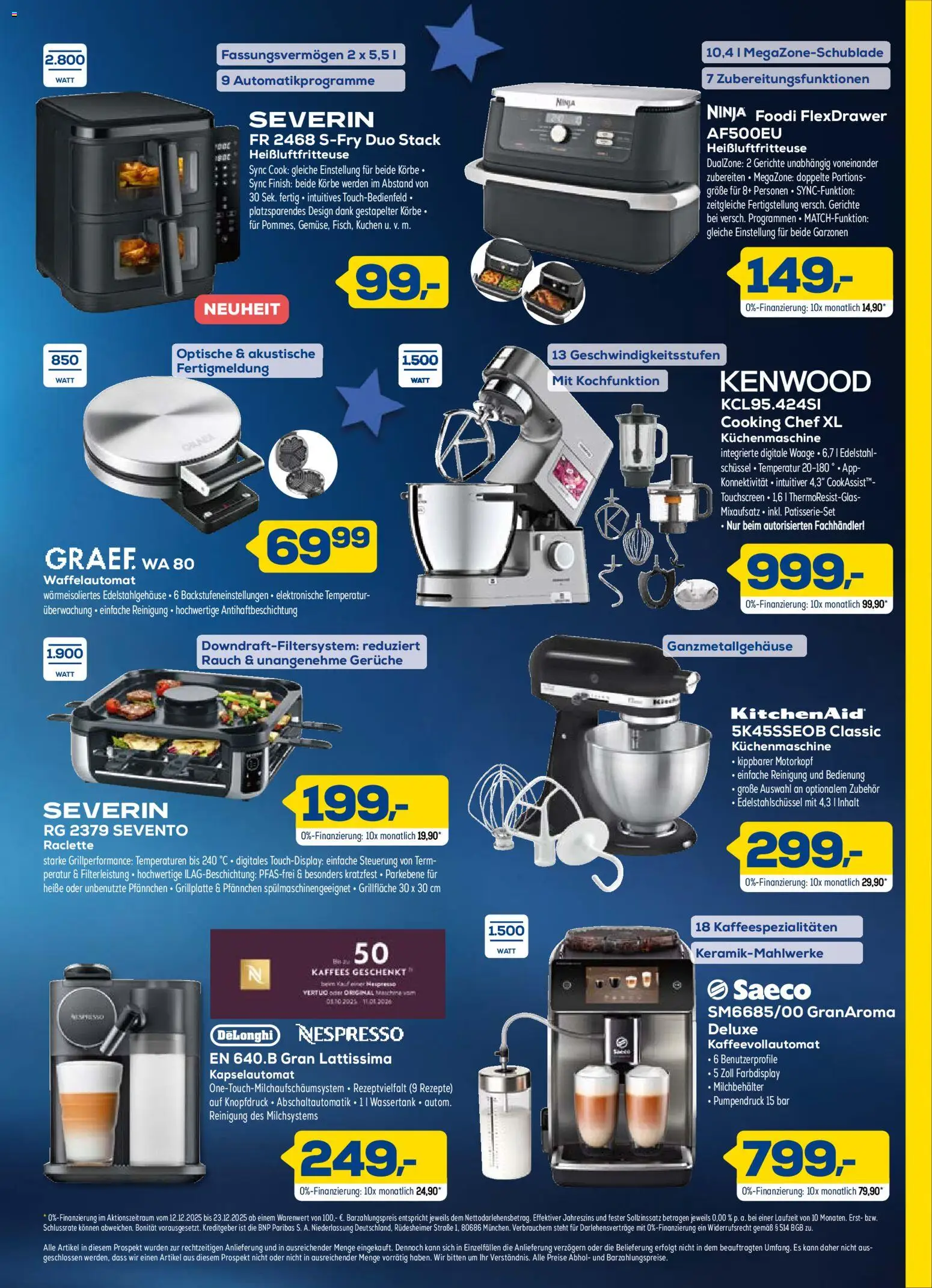 Euronics Aktuelle Angebote – gültig ab 12.12.2025 | Seite: 15 | Produkte: Finish, Kaffeevollautomat, Kuchen, Heißluftfritteuse