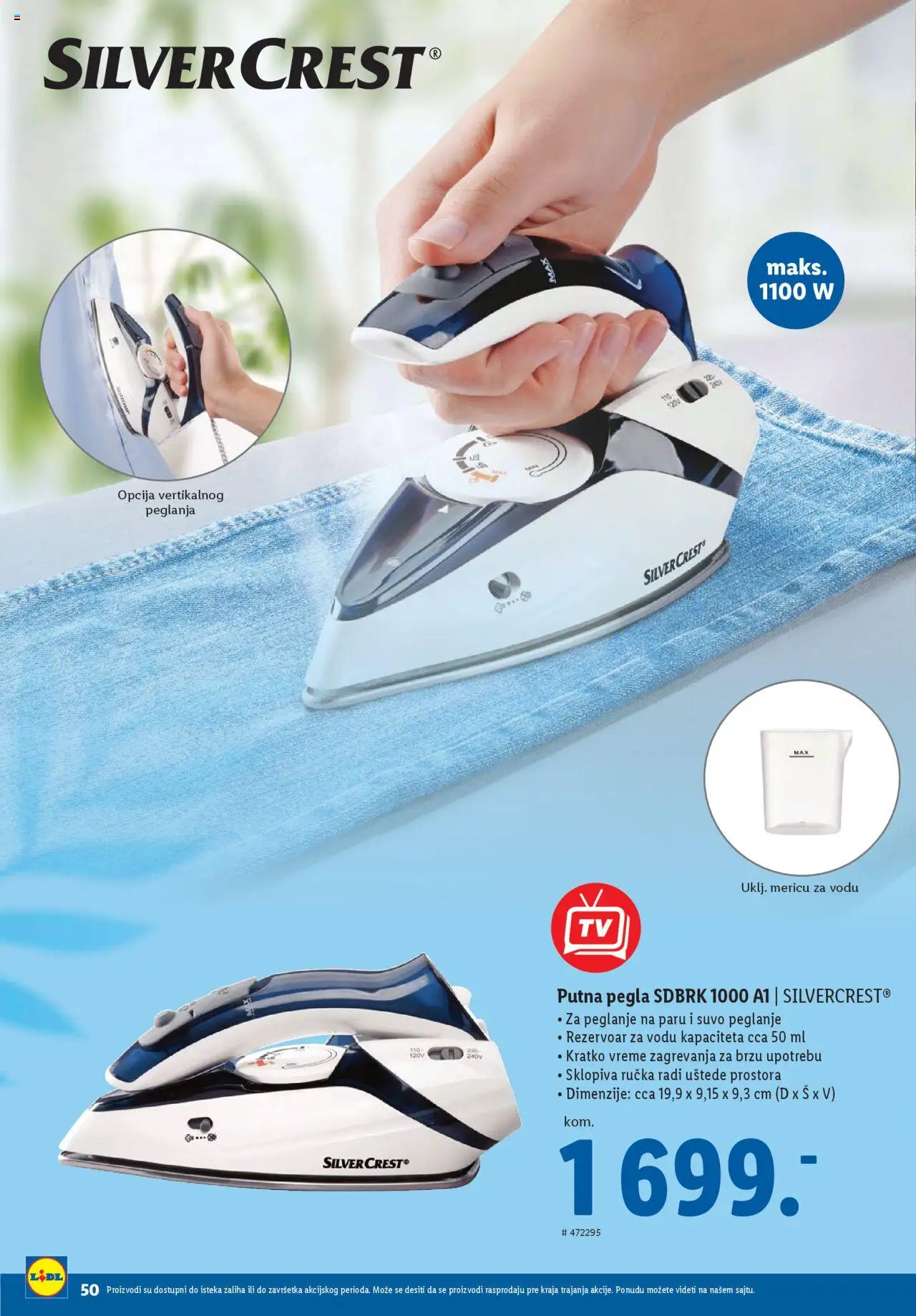 Lidl katalog - važi od 29.05.2025 | Strana: 50 | Proizvode: Pegla