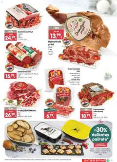 Delicije Interspar - Pregled kataloga iz trgovine Interspar, vrijedi od 27.11.2025 | Stranica: 7 | Proizvodi: Šunka, Pršut, Narezak, Pašteta