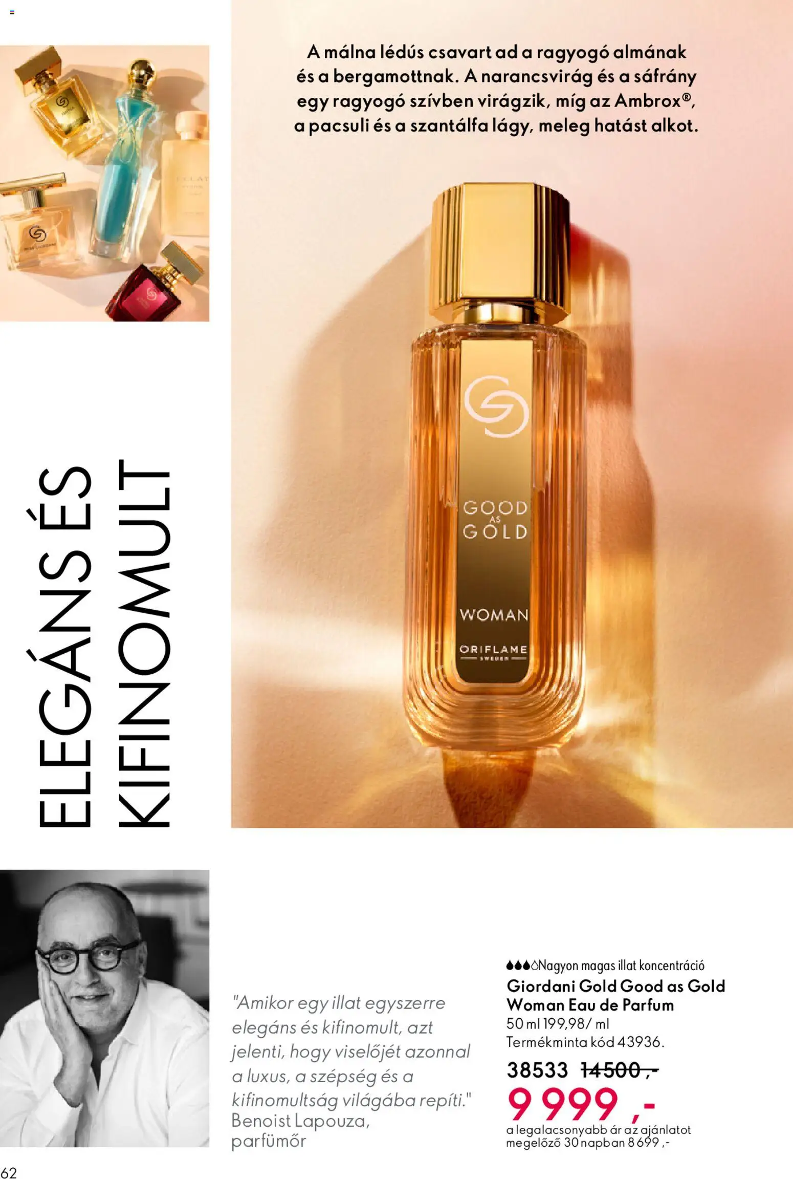 Oriflame akciós ujság - amely érvényes a következő dátumtól: 24.12.2025 | Oldal: 62 | Termékek: Málna, Parfüm