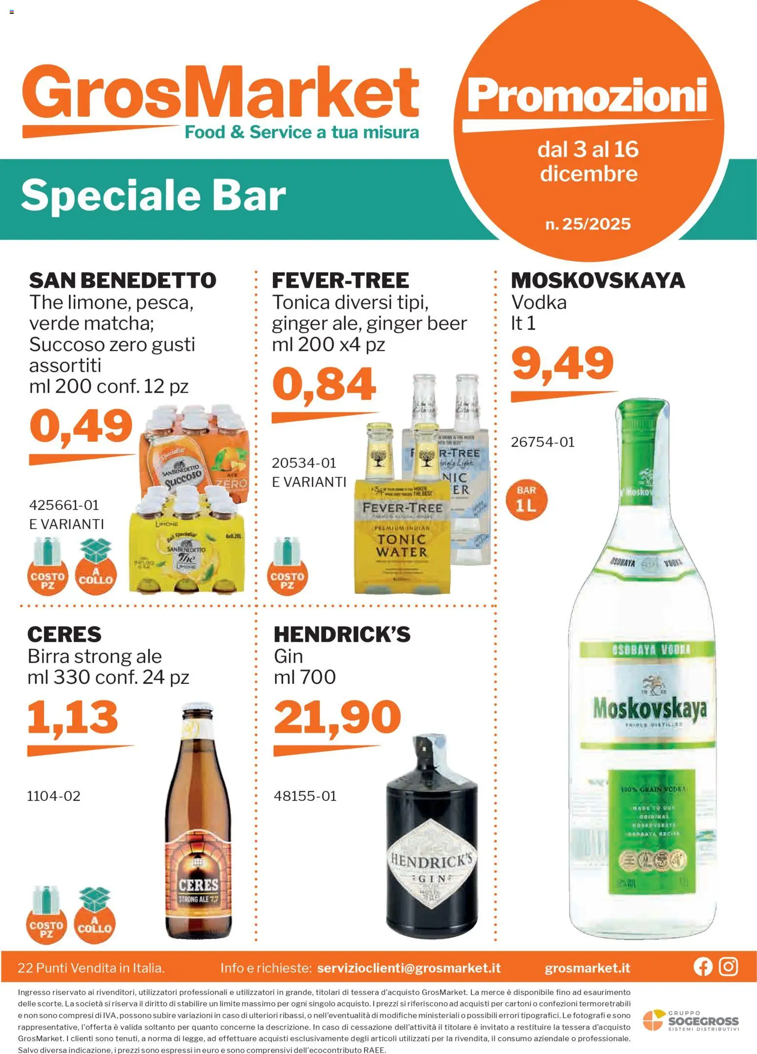 Volantino Sogegross del 03.12.2025 | Pagina: 67 | Prodotti: Birra, Limone, Ceres, The