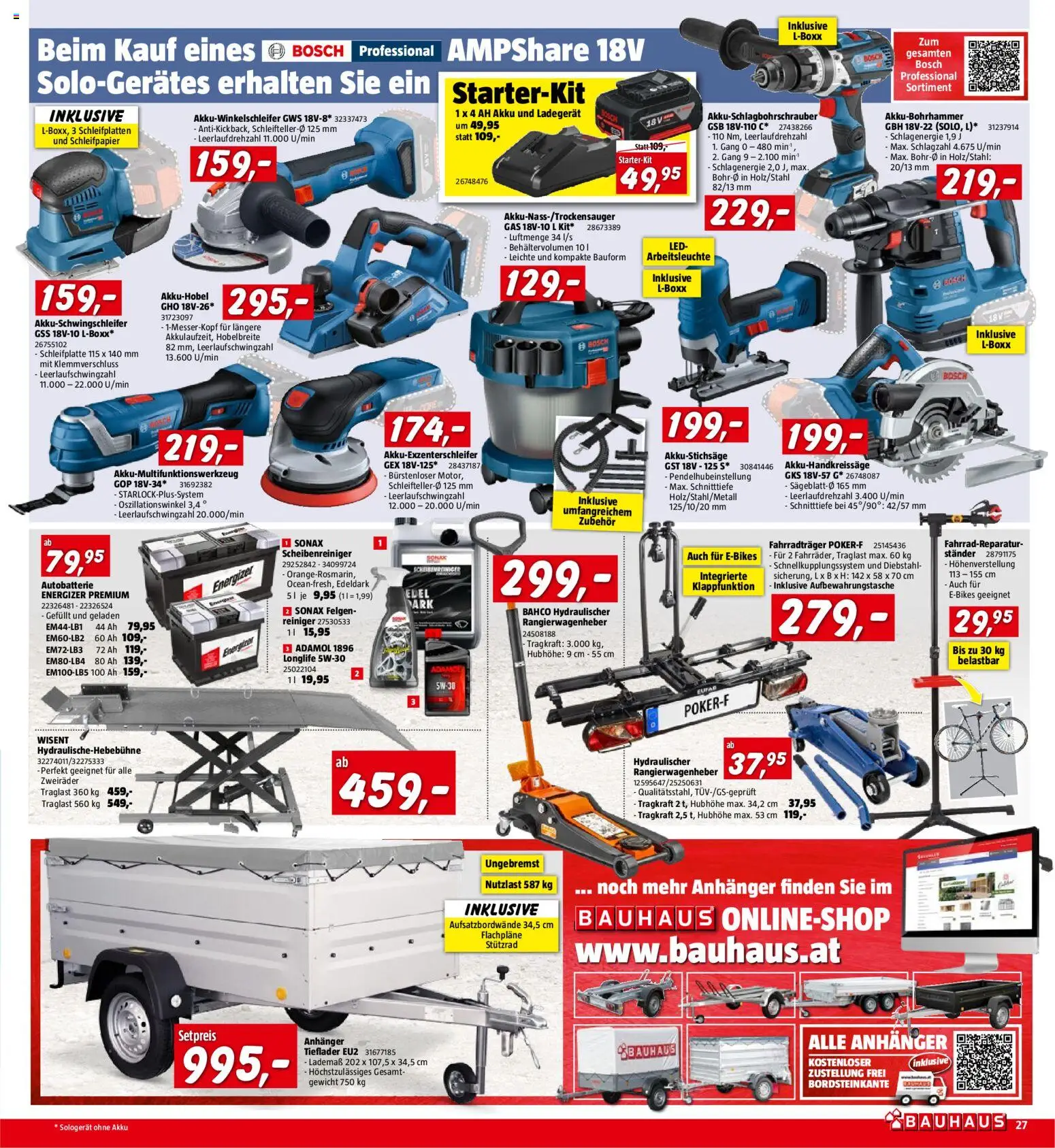 Bauhaus Prospekt aktuell gültig ab 29.04.2026 | Seite: 27 | Produkte: Gewicht