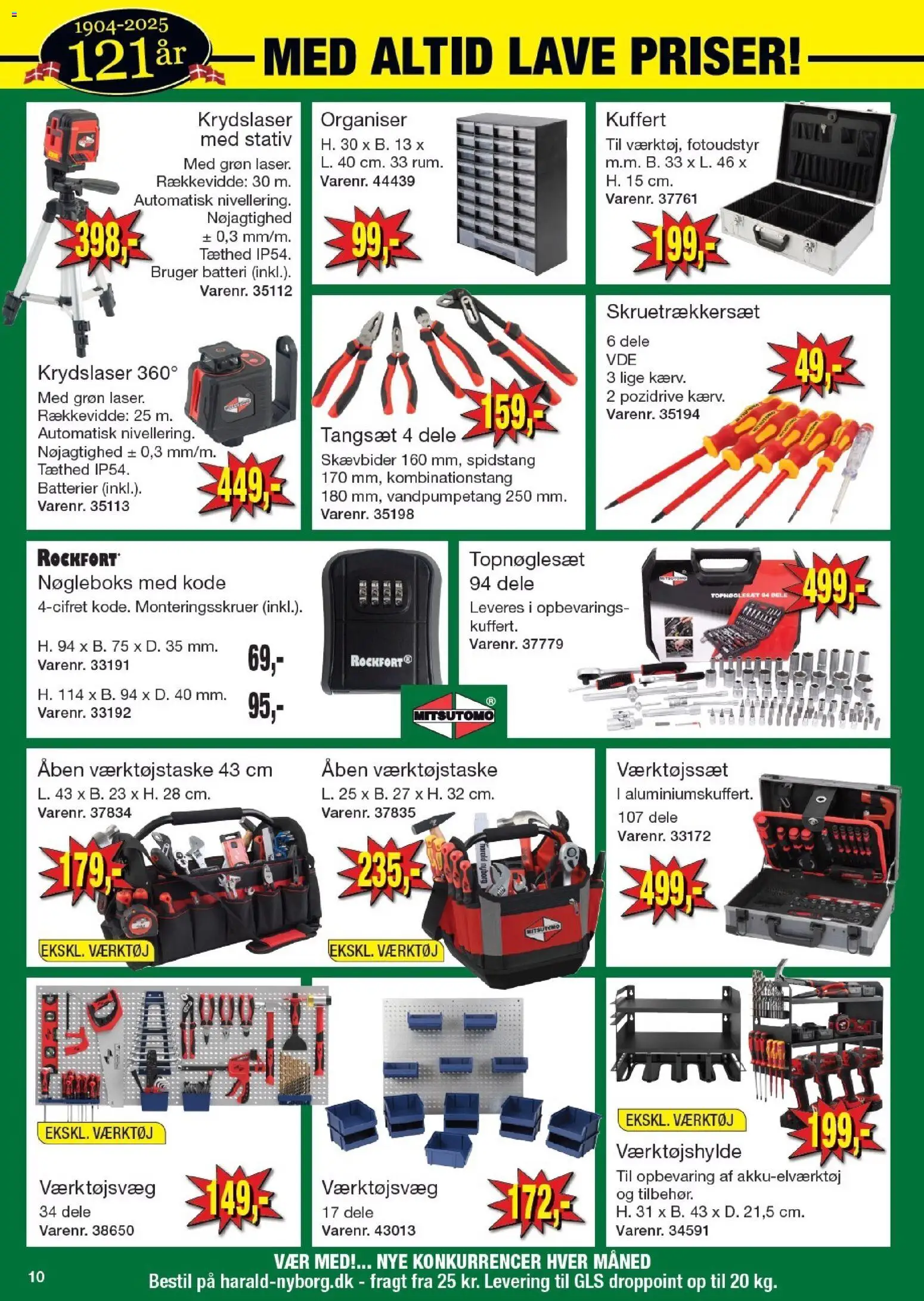 Harald Nyborg tilbudsavis – gyldig fra 18.12.2025 | Side: 10 | Produkter: Batterier, Kuffert, Batteri