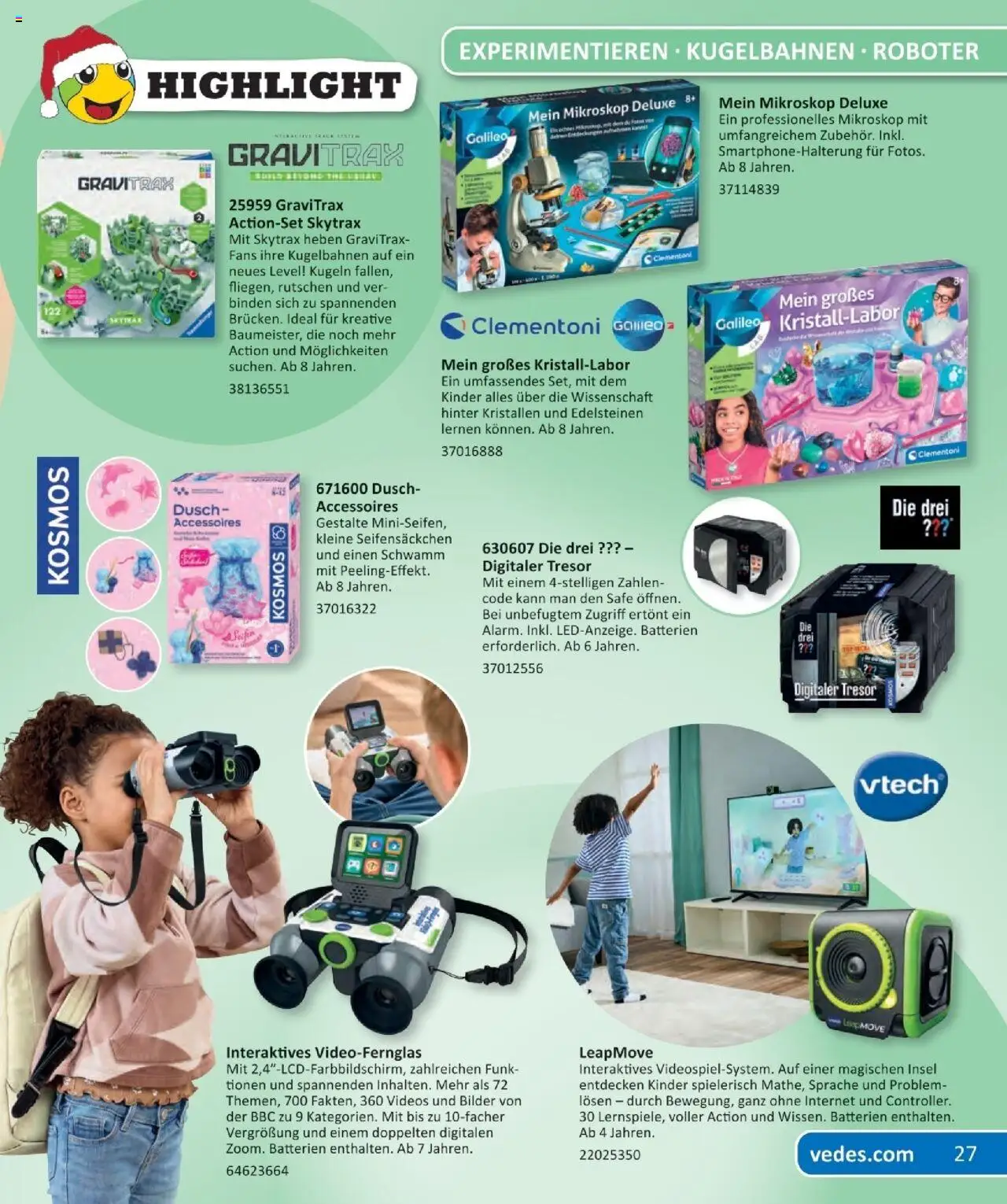 Vedes - Preise Online  – gültig ab 18.09.2025 | Seite: 27 | Produkte: Roboter, Batterien, Bilder