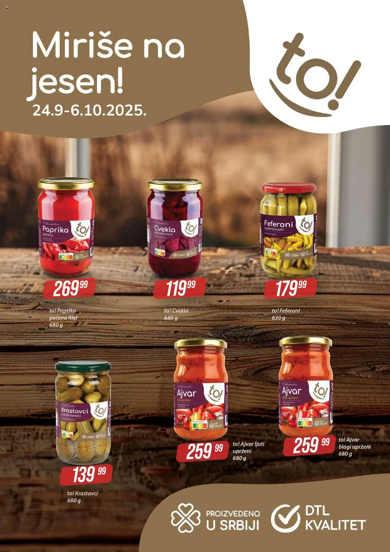 Tekijanka katalog - važi od 26.09.2025 | Strana: 2 | Proizvode: Ajvar, Cvekla, Paprika, Feferoni