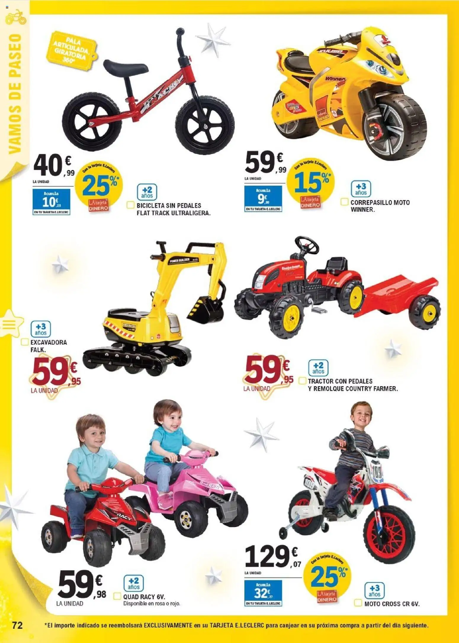 E.Leclerc - Juguetes  │ válido desde el 03.11.2025 | Página: 72 | Productos: Bicicleta