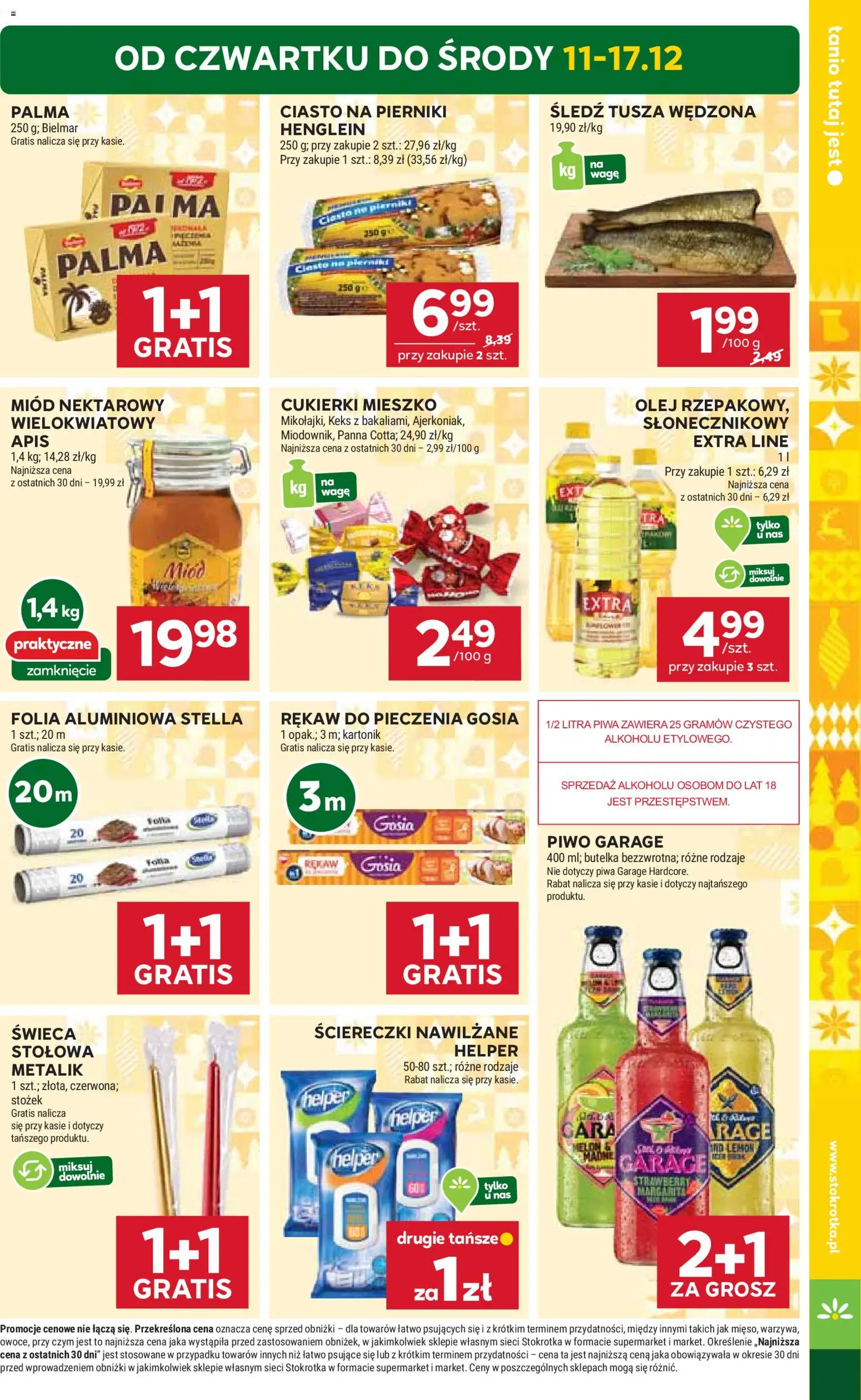 Stokrotka Gazetka - Market od 11.12.2025 | Strona: 7 | Produkty: Miód, Stokrotka, Olej, Piwo