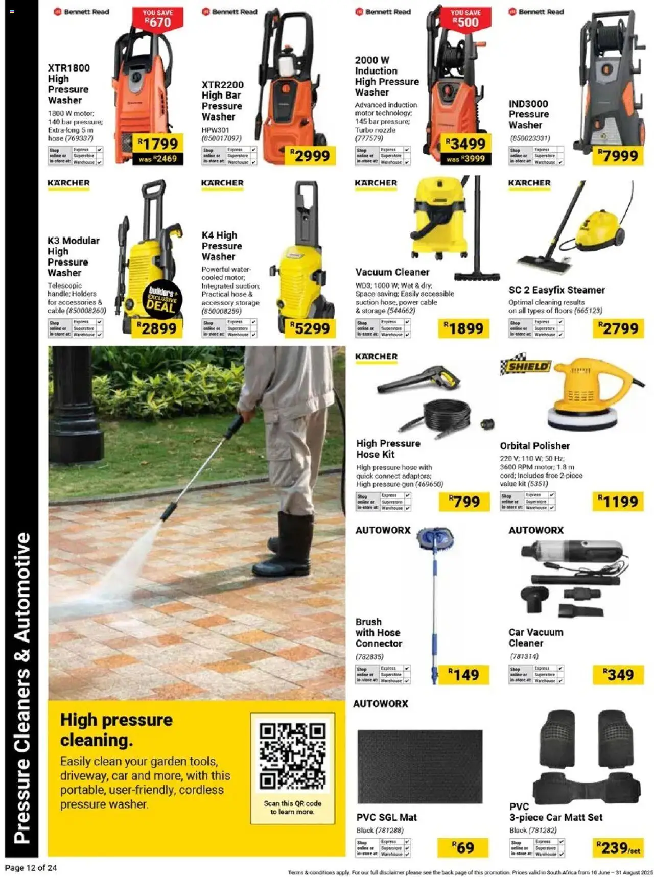Builders - It's Tools That Can Keep Up Day │ valid from 10.06.2025 | Page: 12 | Products: Cable, Connector, Vacuum cleaner, Brush
