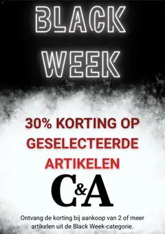 C&A - Black Friday  - Voorbeeld van een folder van C&A, geldig van 25.11.2025