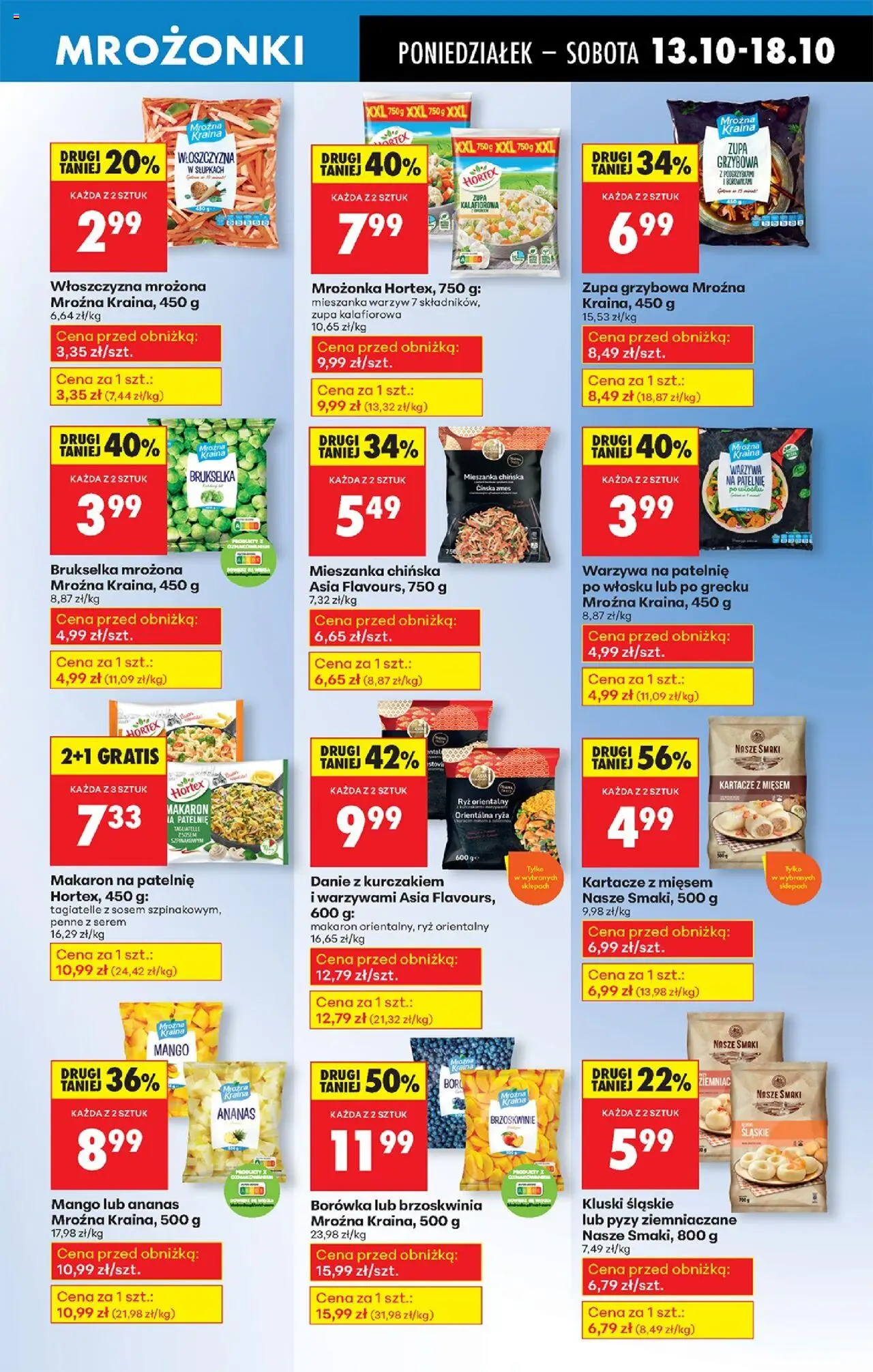 Biedronka gazetka od 13.10.2025 | Strona: 51 | Produkty: Mango, Zupa, Tagliatelle, Makaron